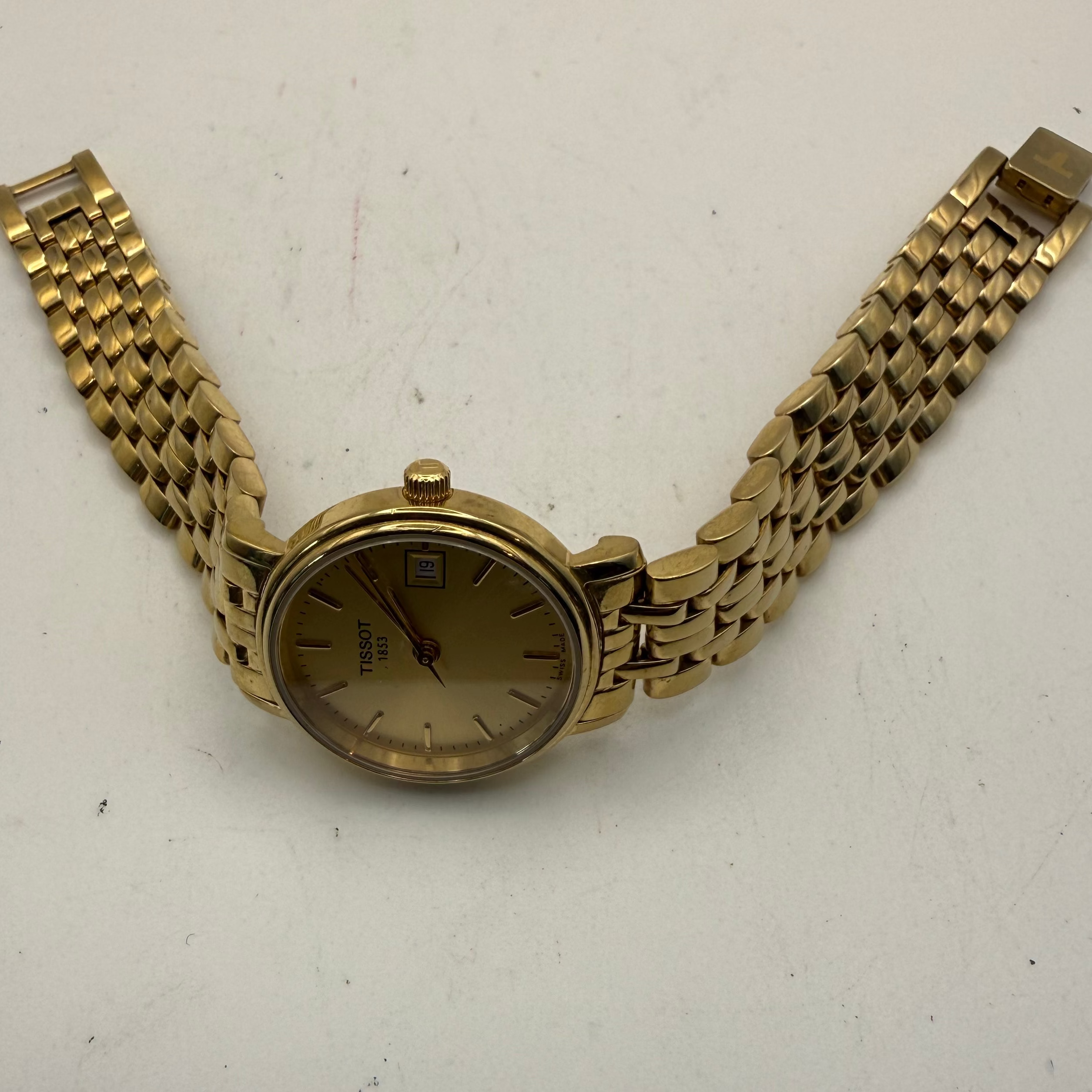 Tissot 1853 Ladies Gold Tone Watch (Fully Tested and Working)- £50.00