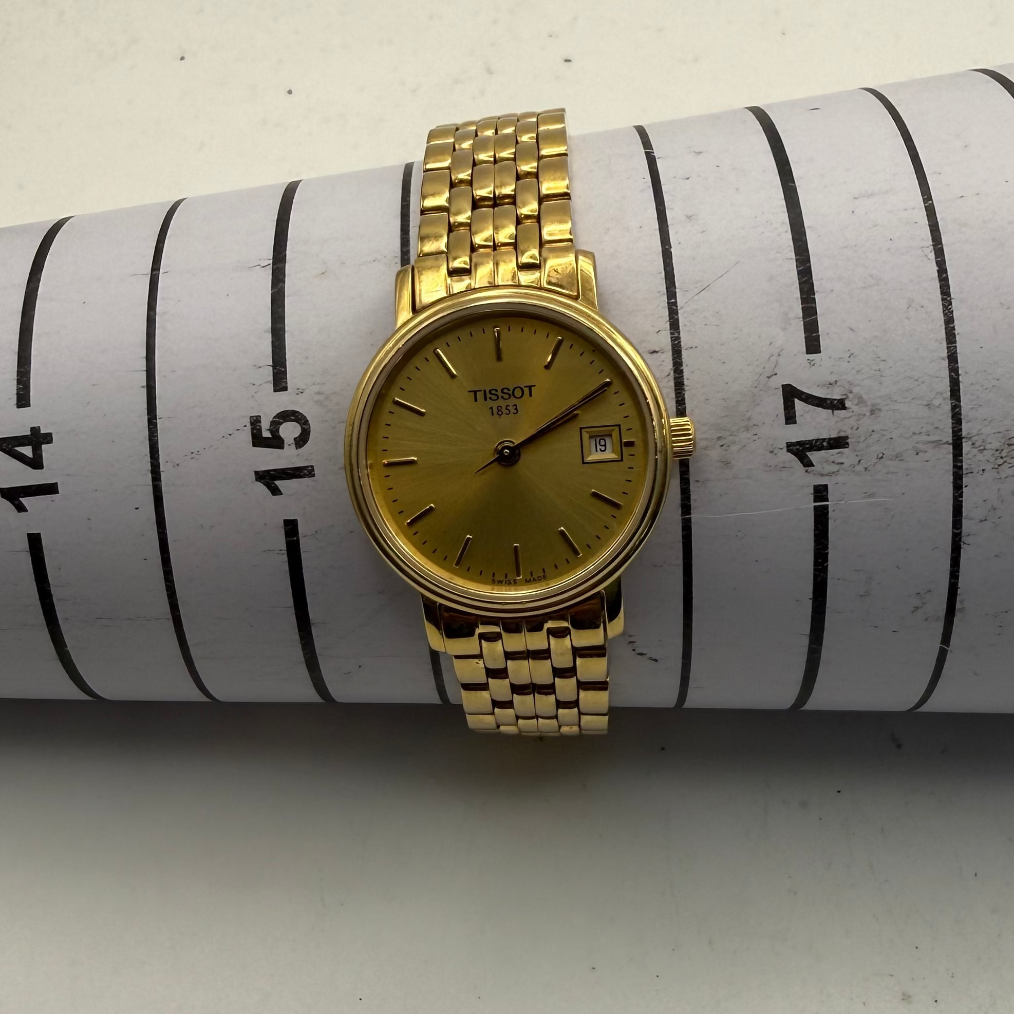 Tissot 1853 Ladies Gold Tone Watch (Fully Tested and Working)- £50.00
