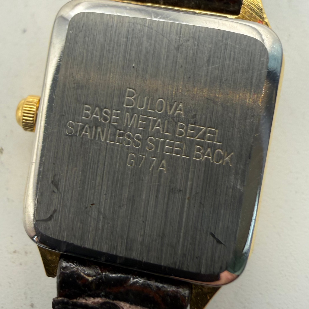 Bulova Ladies Quartz Gold Tone Watch (Fully Tested and Working)- £20.00
