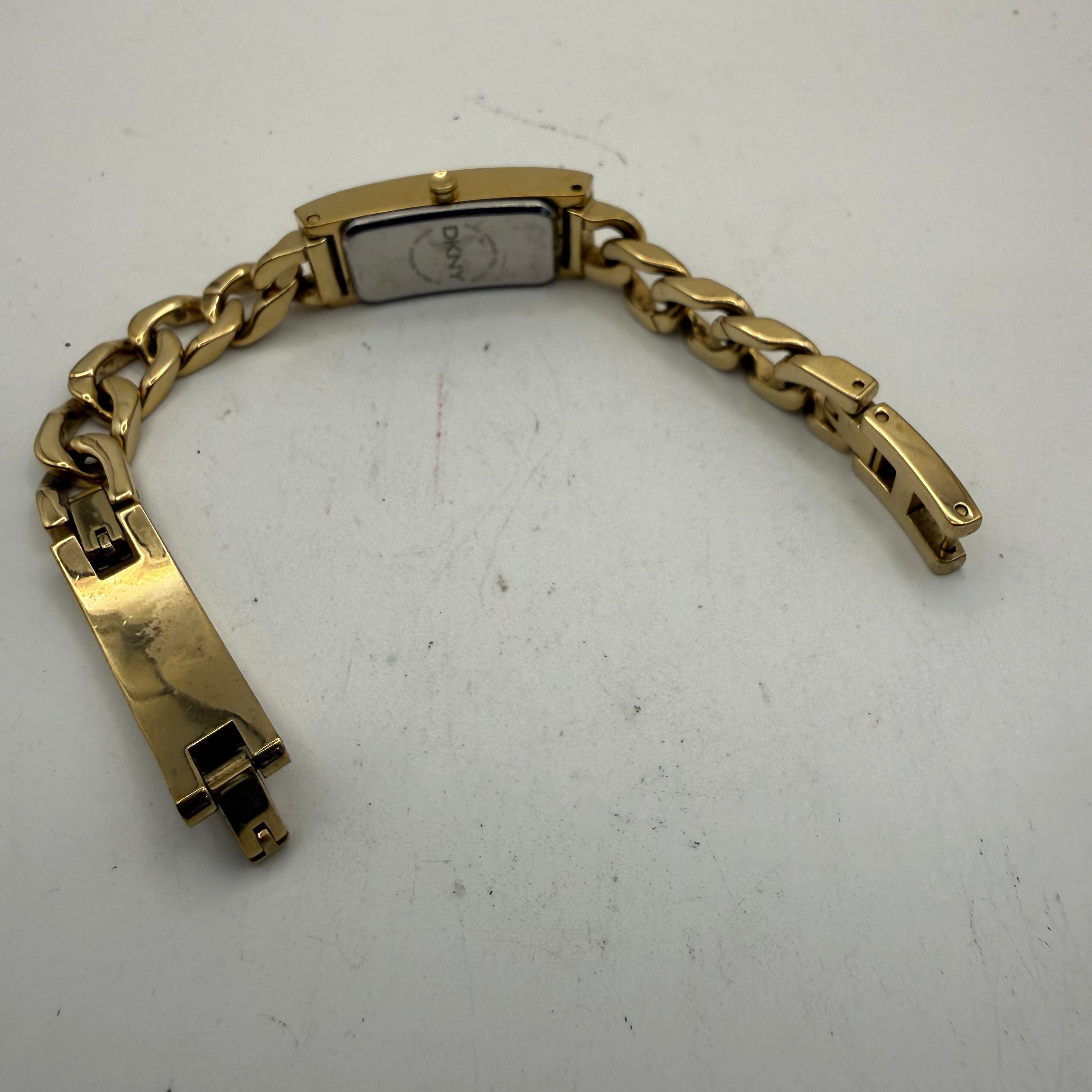 DKNY Ladies Gold Tone Bracelet Watch (Fully Tested and Working)- £20.00