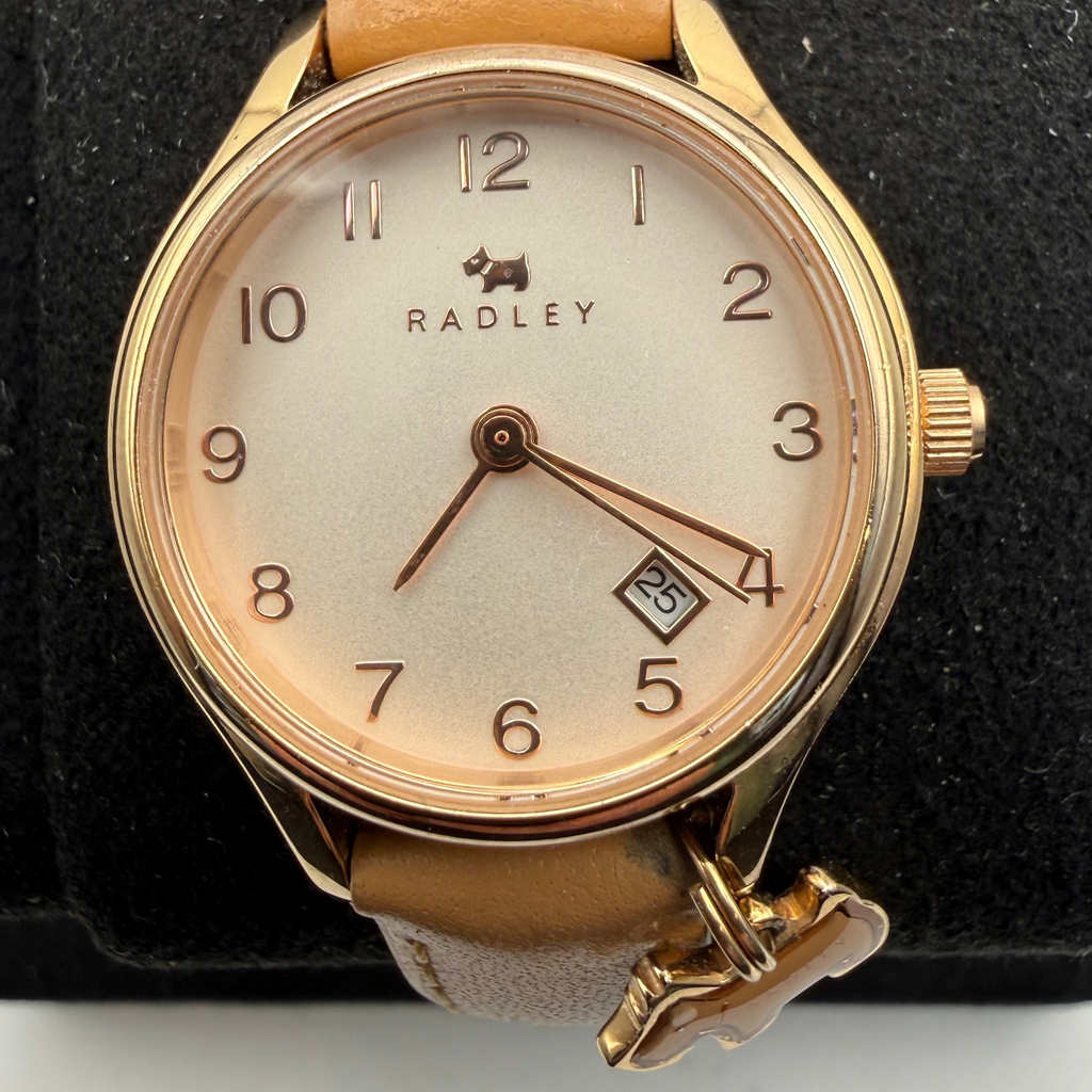 Radley London Ladies Date Watch Rose Gold Tone (Fully Tested and Working)- £20.00