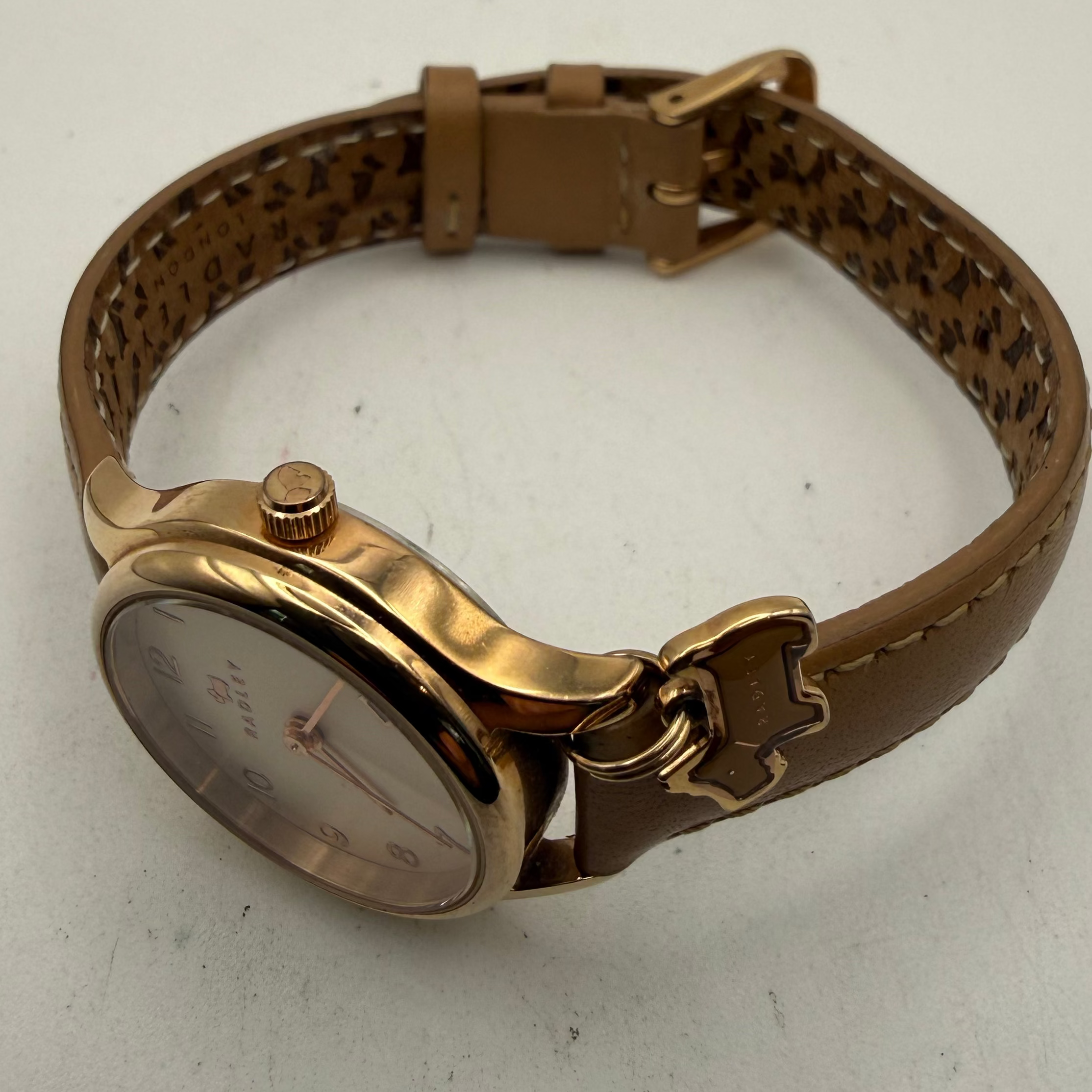 Radley London Ladies Date Watch Rose Gold Tone (Fully Tested and Working)- £20.00