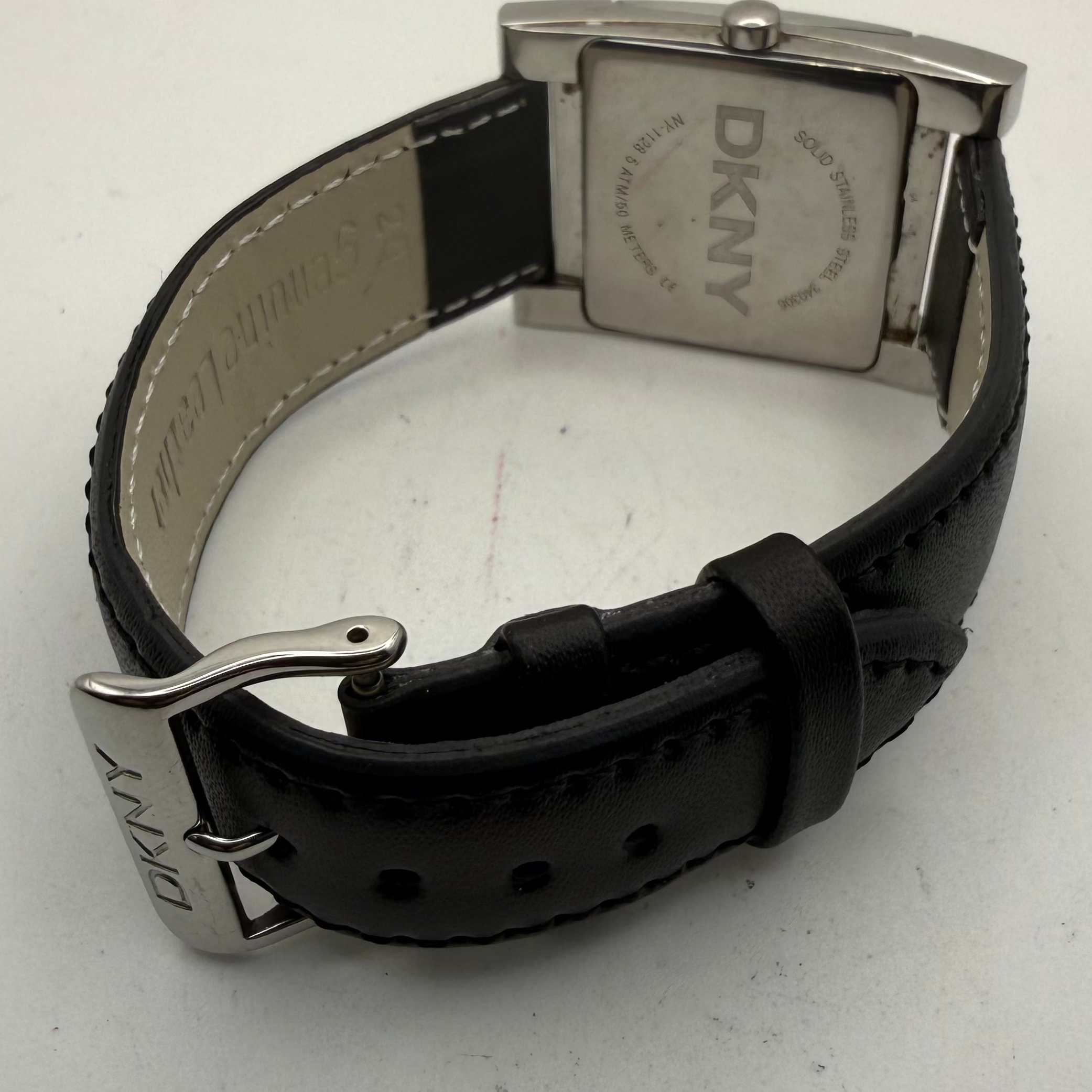 DKNY NY-1128 Square Stainless Steel Watch – Classic Minimalist Design- £49.99