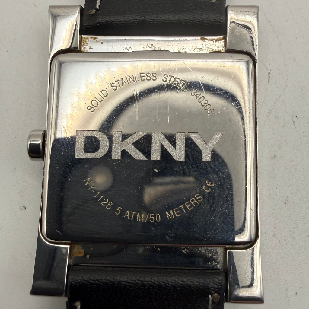 DKNY NY-1128 Square Stainless Steel Watch – Classic Minimalist Design- £49.99