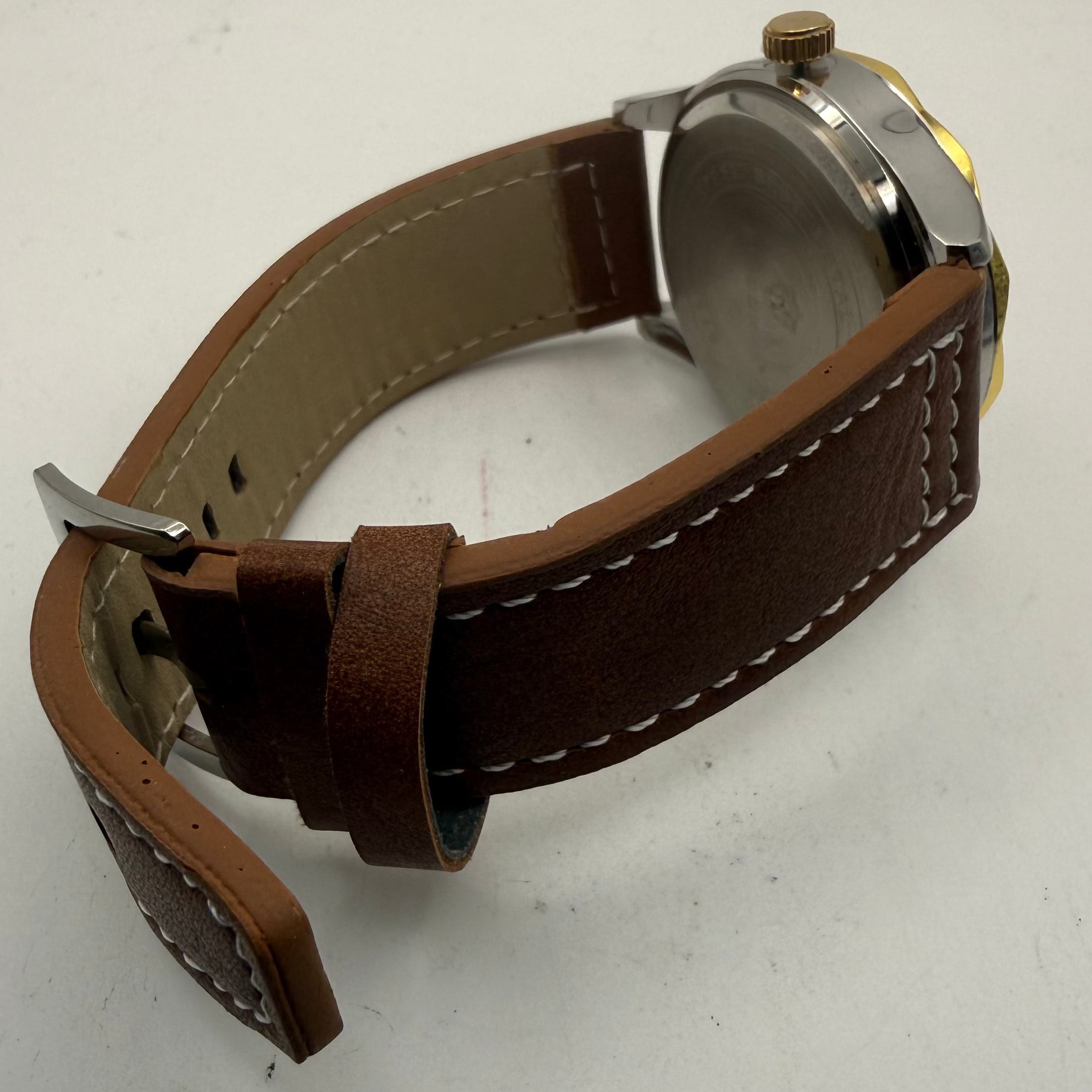 BINBOND Green Dial Day-Date Quartz Watch (Fully Tested and Working)- £20.00