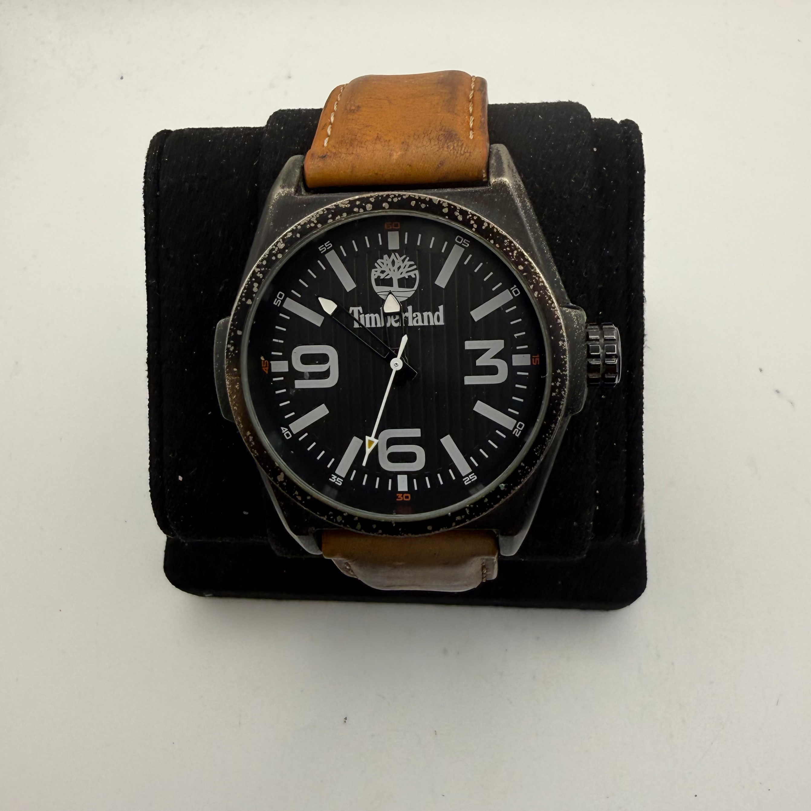 Timberland TB011NV Brown Leather Strap Watch (Fully Tested and Working)- £35.00