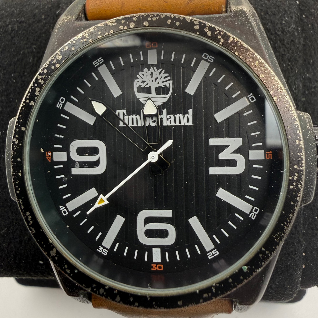 Timberland TB011NV Brown Leather Strap Watch (Fully Tested and Working)- £35.00