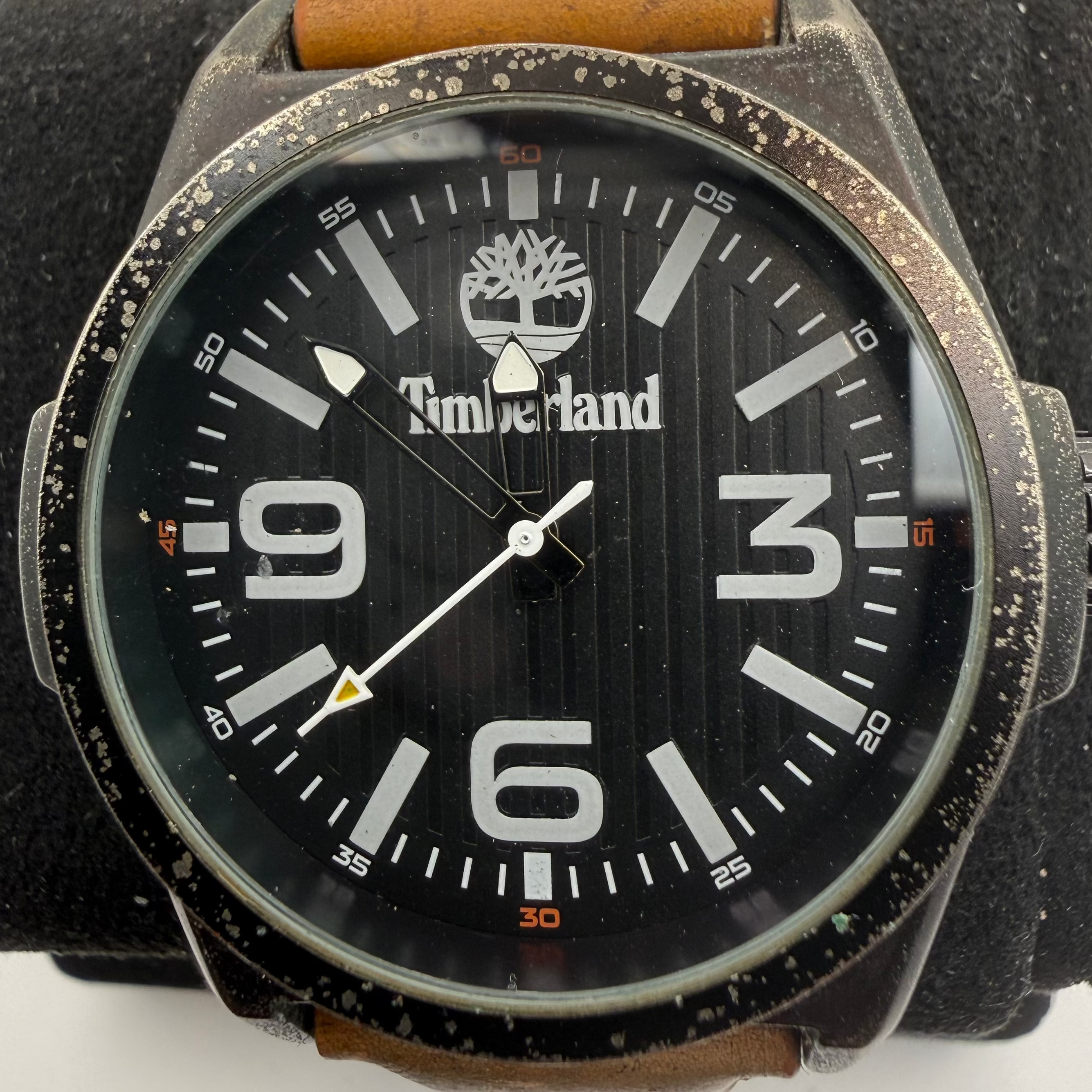 Timberland TB011NV Brown Leather Strap Watch (Fully Tested and Working)- £35.00