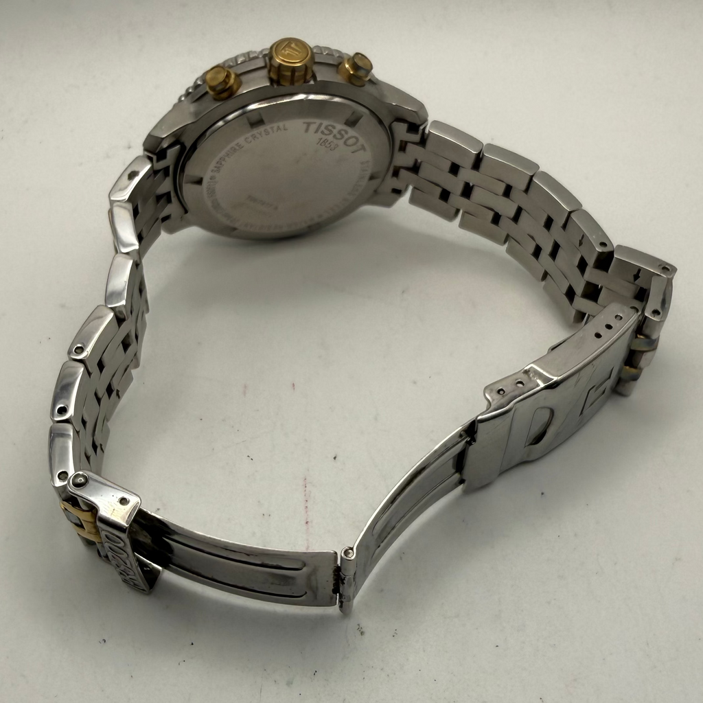 Tissot PRC 200 Chronograph T17158652 Two Tone Swiss Watch Boxed (Fully Tested and Working)- £210.00
