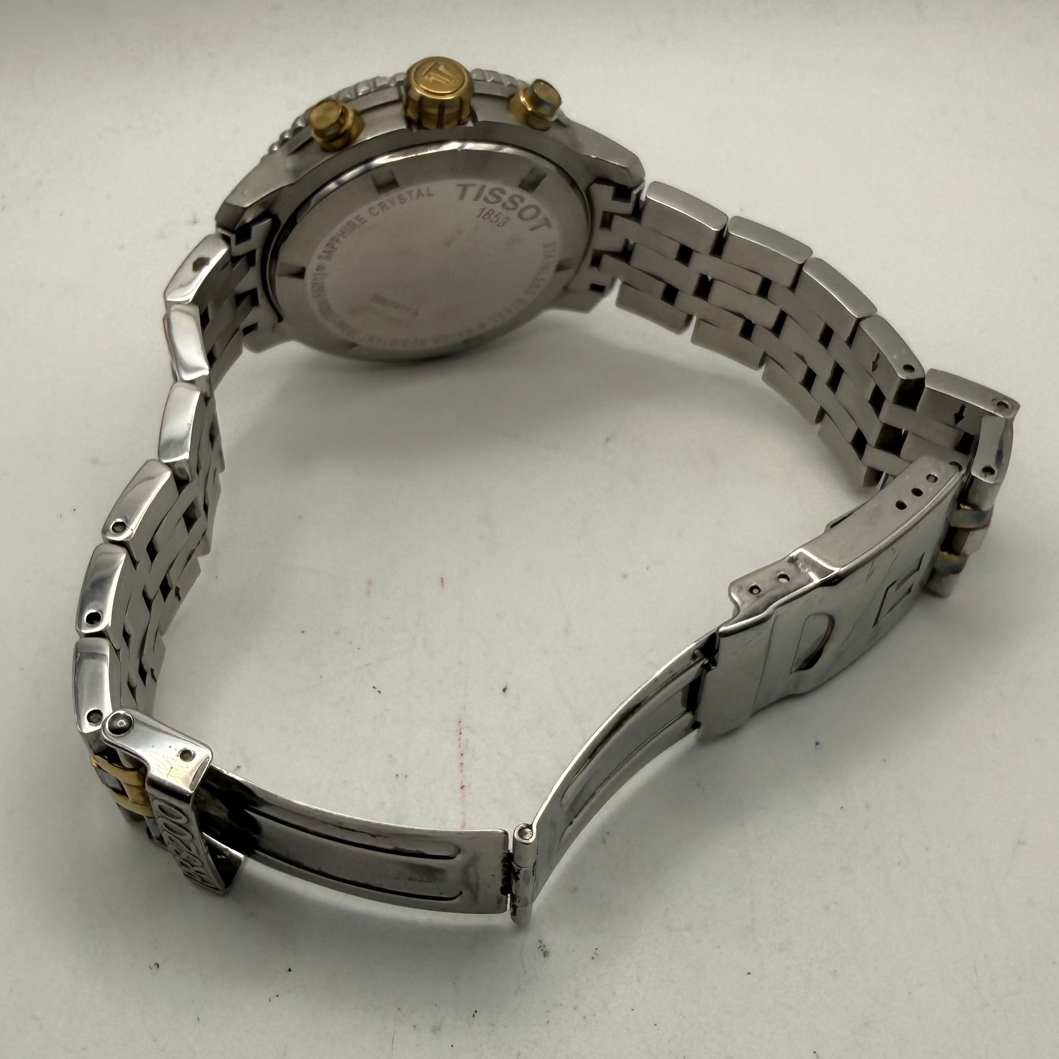 Tissot PRC 200 Chronograph T17158652 Two Tone Swiss Watch Boxed (Fully Tested and Working)- £210.00