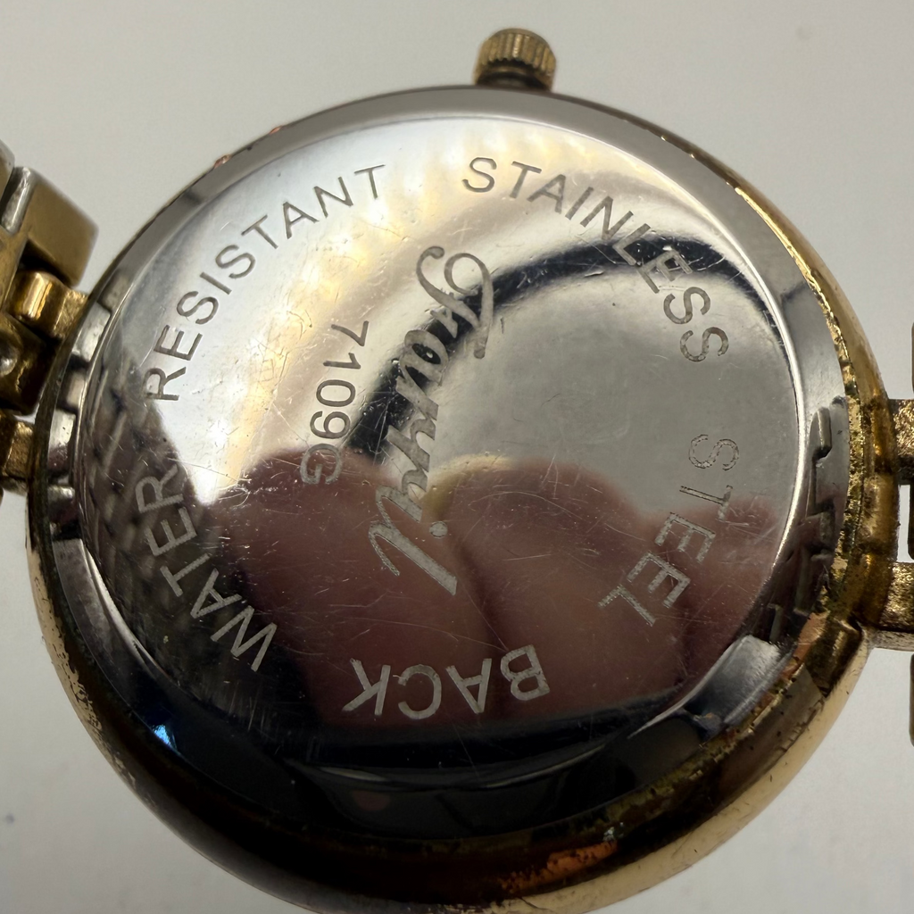 Farril Crystal Bezel Mother of Pearl Dial Ladies Watch (Fully Tested and Working)