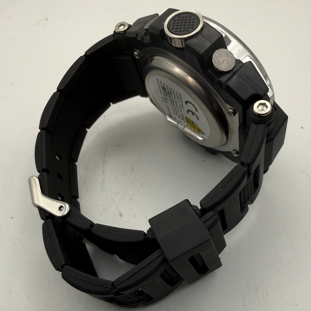 Foshan Sport Watch Ana-Digi Black Silicone Strap Watch (Fully Tested and Working)