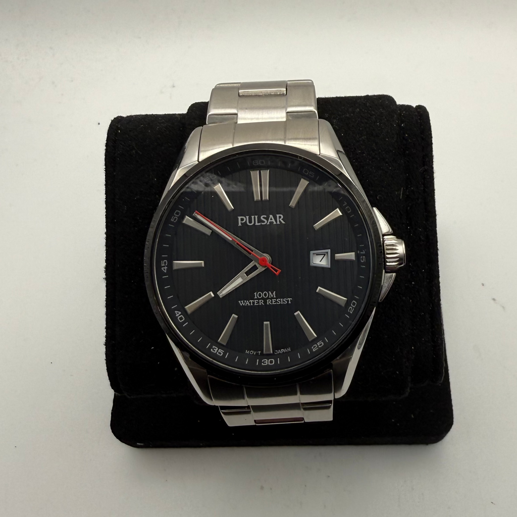 Pulsar 100M Water Resist Date Watch VJ42-X264 (Fully Tested and Working)- £55.00