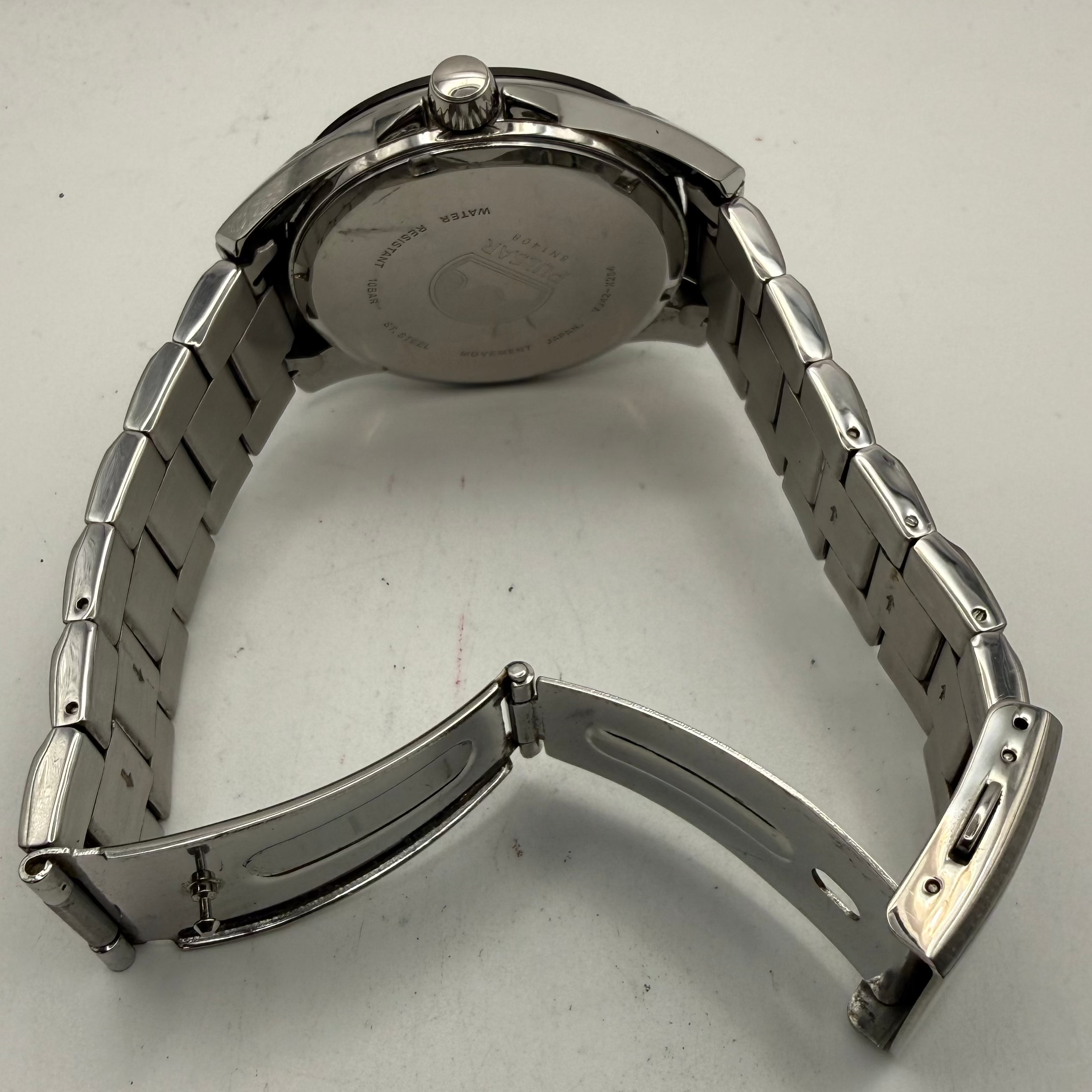 Pulsar 100M Water Resist Date Watch VJ42-X264 (Fully Tested and Working)- £55.00