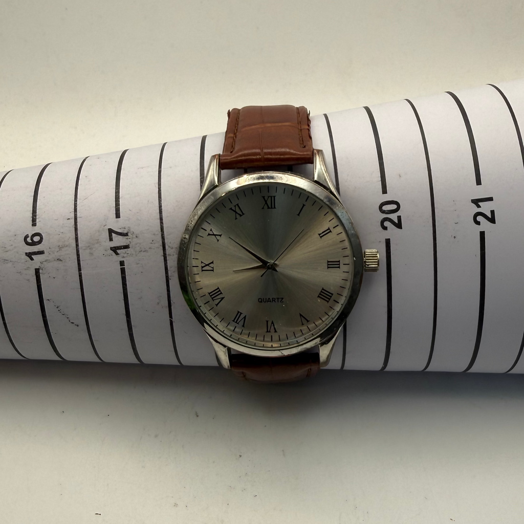 Classic Roman Numeral Quartz Dress Watch (Fully Tested and Working)- £20.00