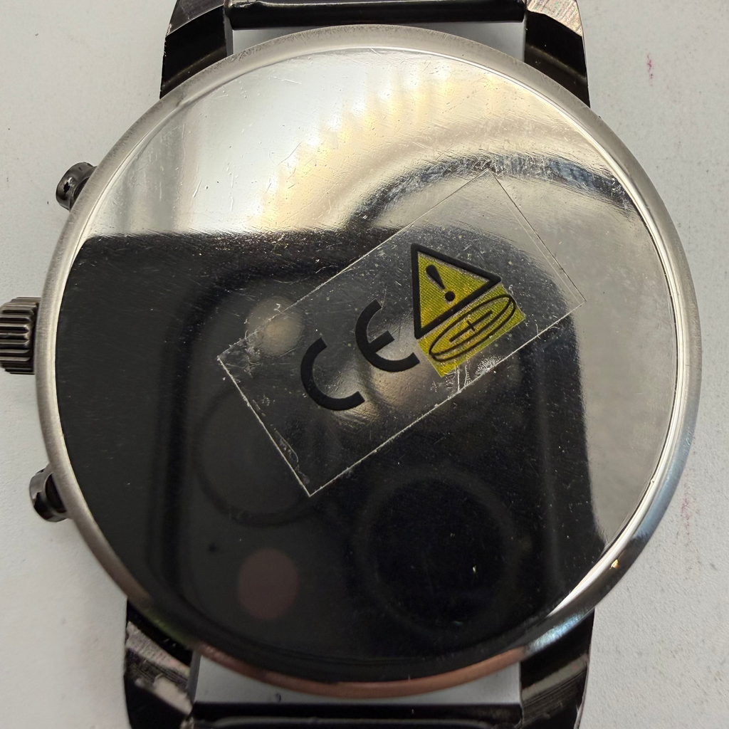 Eyros Matte Black Mesh Strap Watch – New in Presentation Box- £