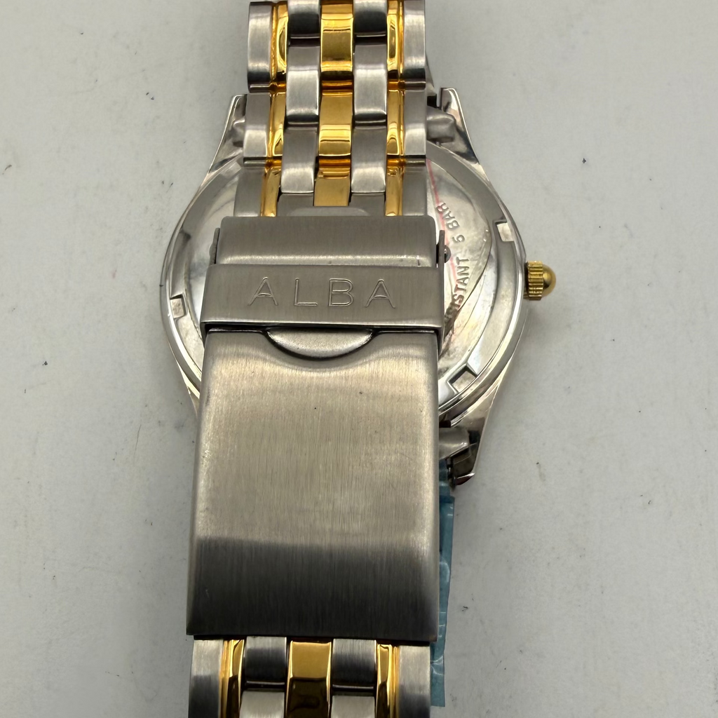 Alba Day-Date Two Tone Quartz Watch (Fully Tested and Working)- £25.00