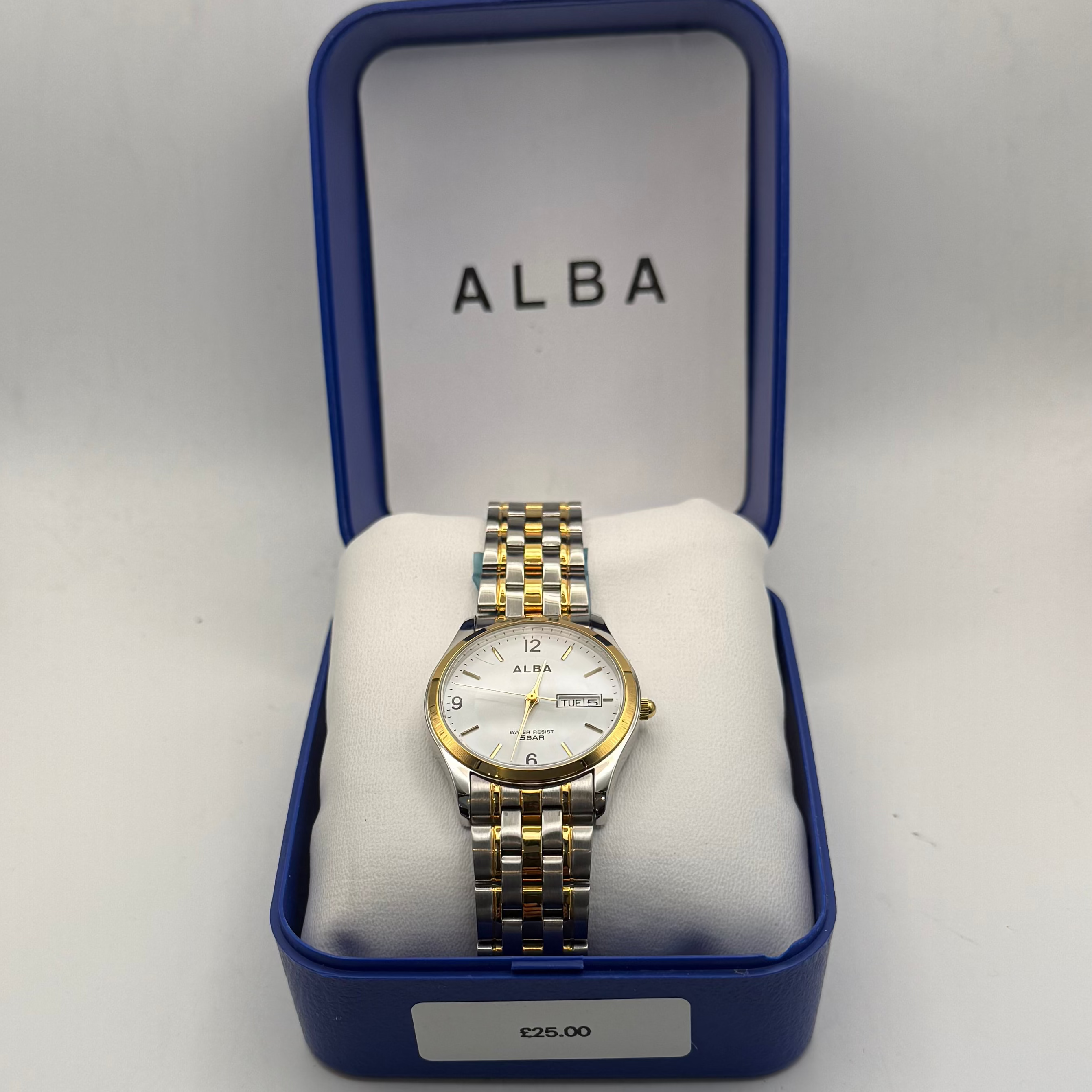 Alba Day-Date Two Tone Quartz Watch (Fully Tested and Working)- £25.00