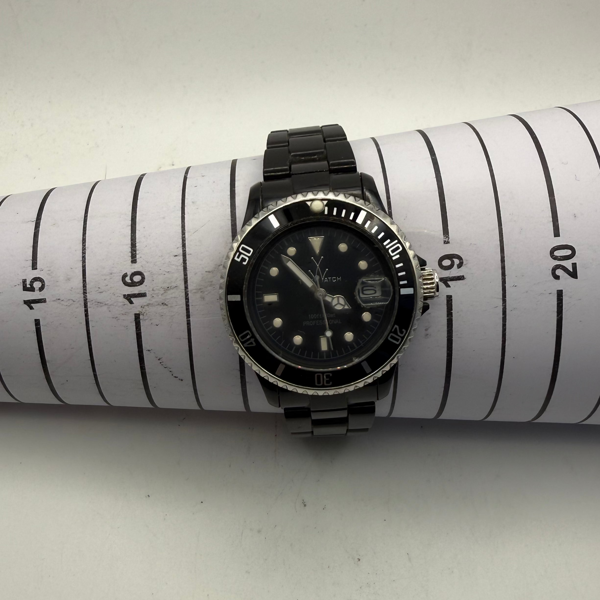 ToyWatch Professional Black Diver Style Watch- £39.95