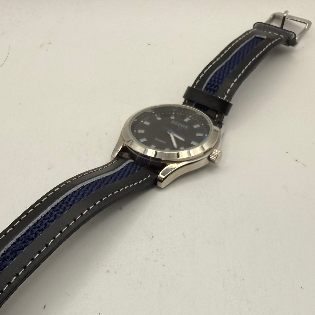 SCENE Sports Quartz Watch – Black Dial- £19.99
