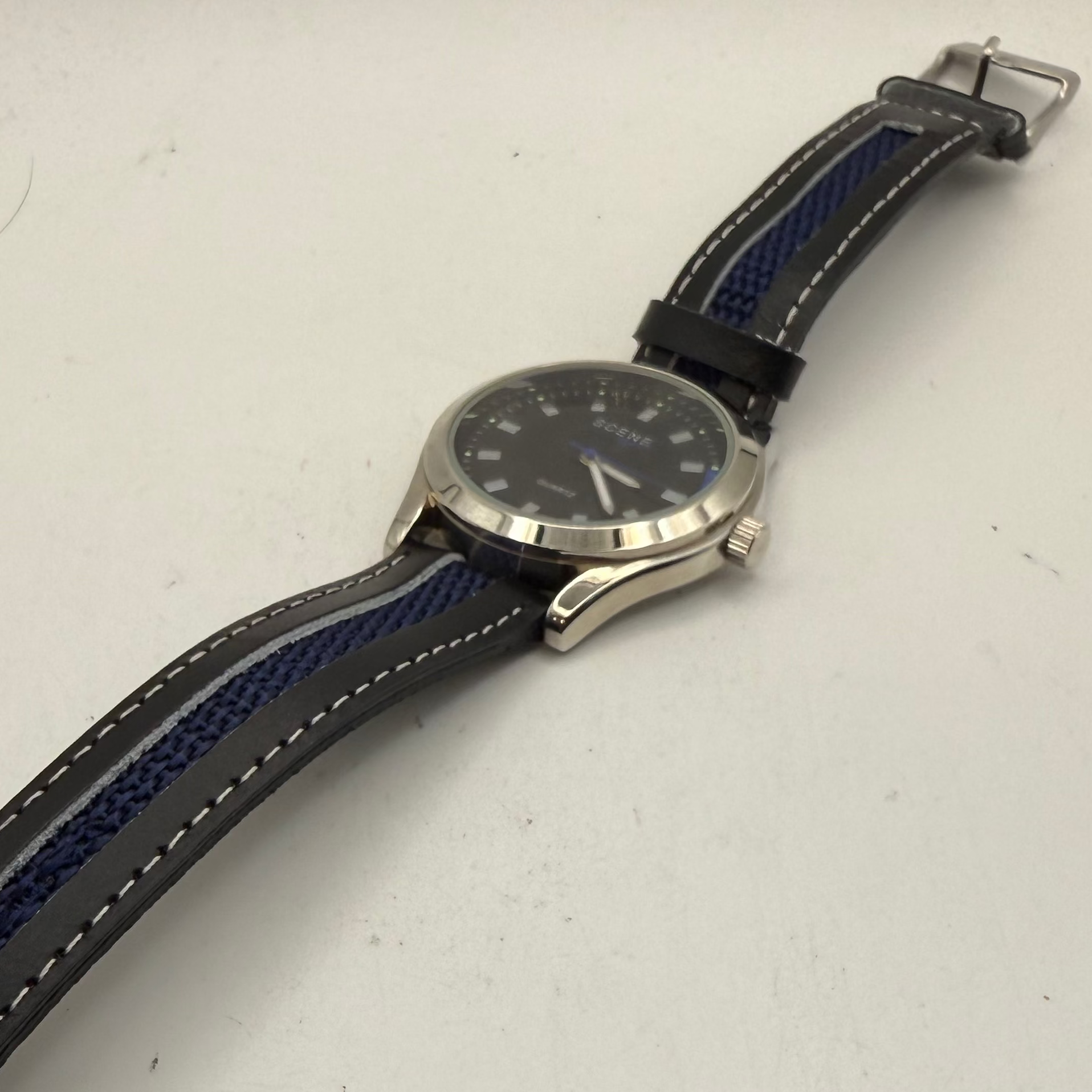 SCENE Sports Quartz Watch – Black Dial- £19.99