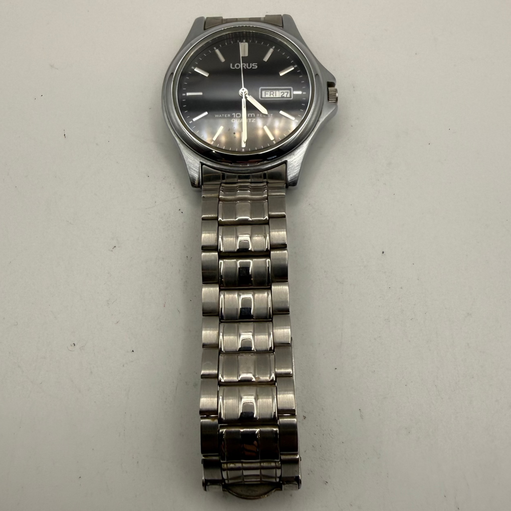 Lorus Quartz Day/Date 100m – Black Dia- £44.99