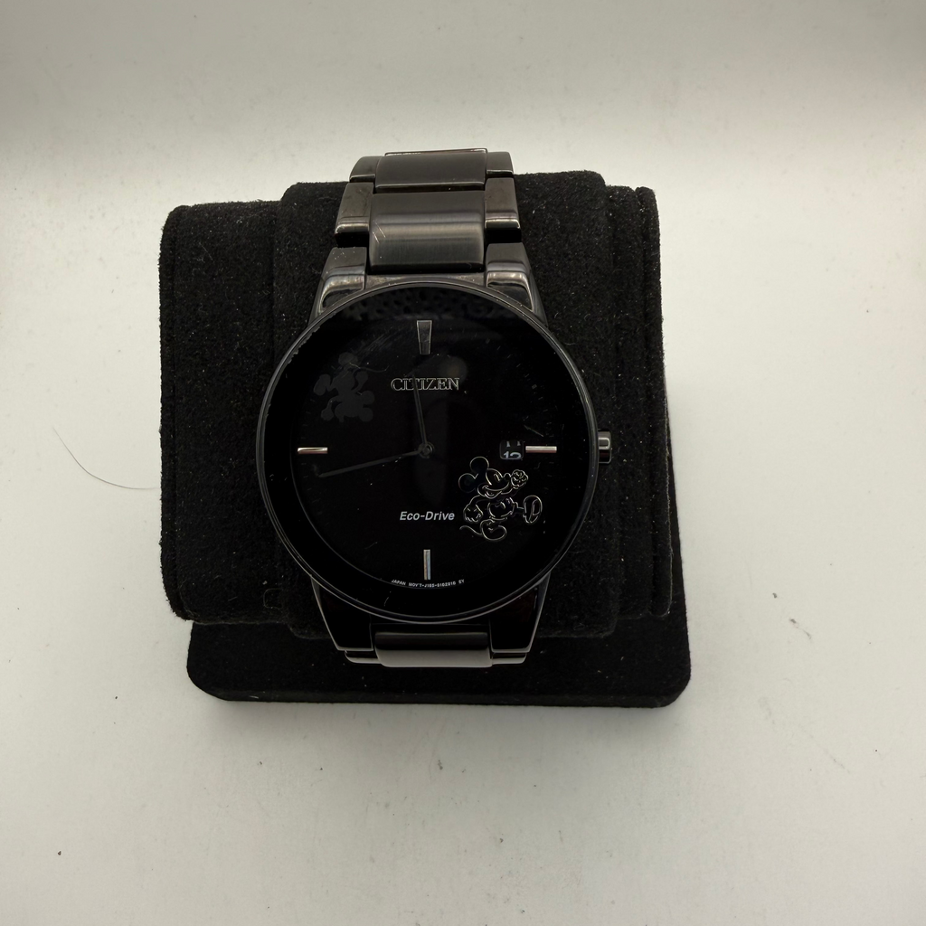 Citizen Eco-Drive Disney Mickey Mouse Black IP Watch (Fully Tested and Working)- £110.00