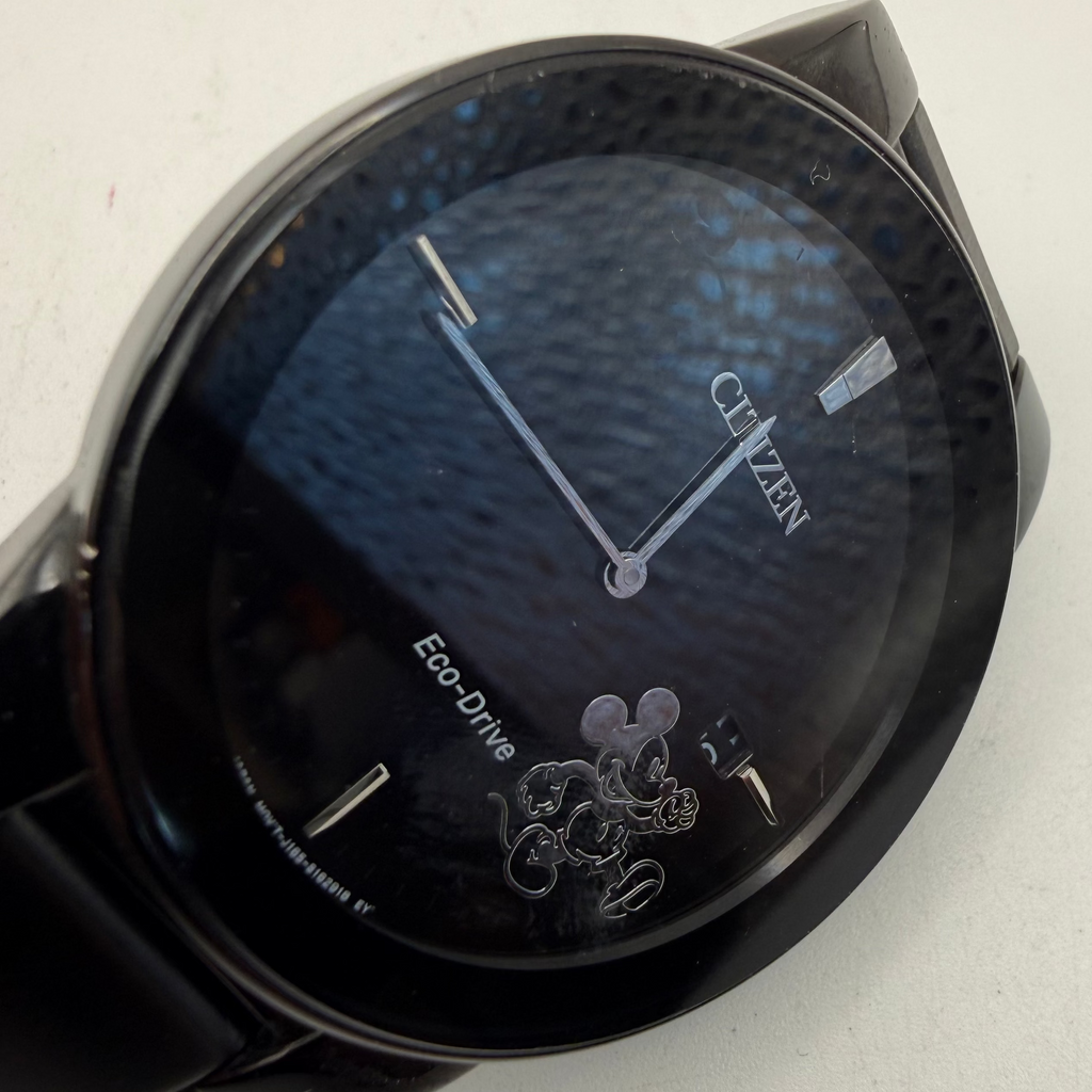 Citizen Eco-Drive Disney Mickey Mouse Black IP Watch (Fully Tested and Working)- £110.00