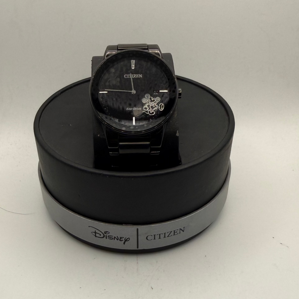 Citizen Eco-Drive Disney Mickey Mouse Black IP Watch (Fully Tested and Working)- £110.00