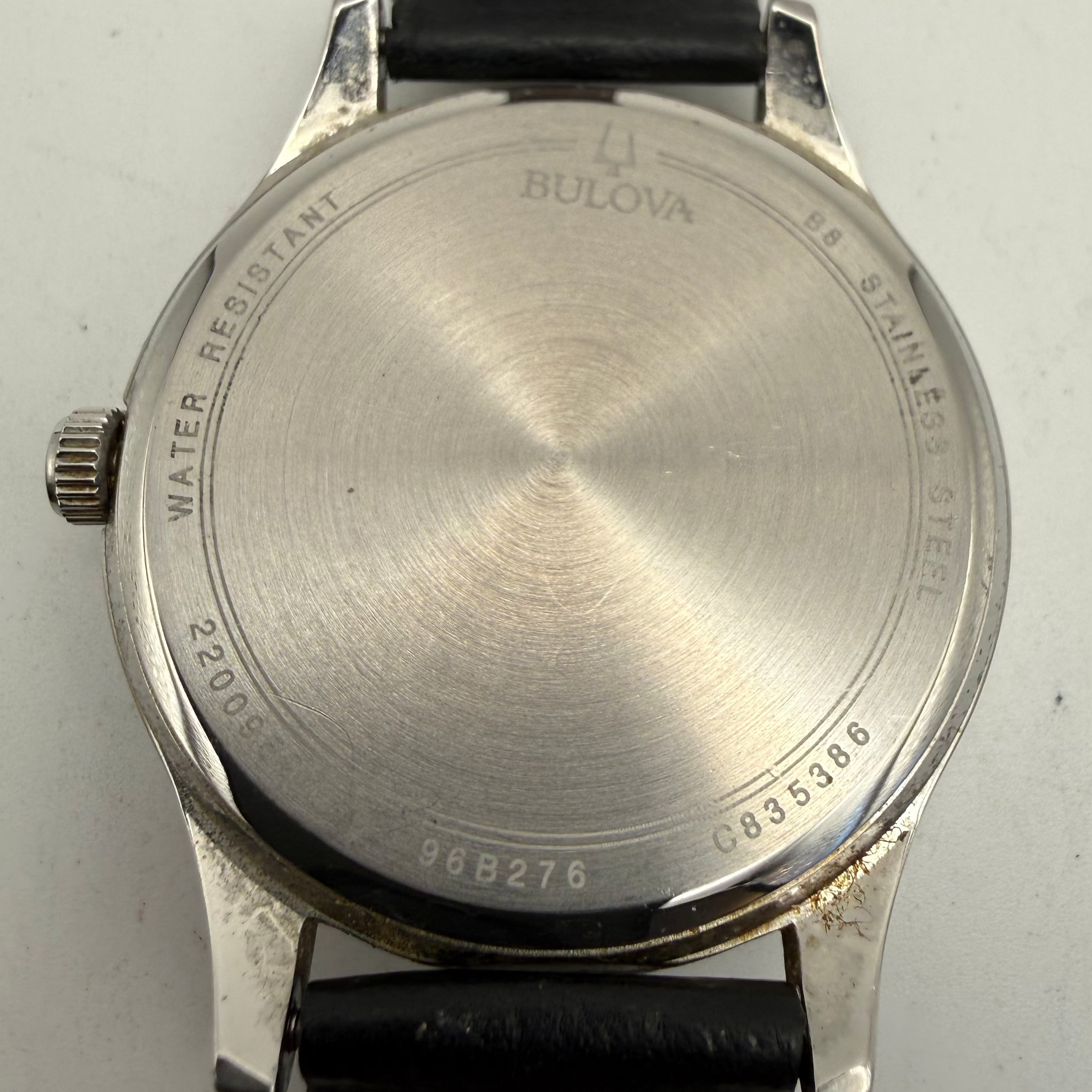 Bulova 98B276 Men’s Date Watch Black Dial Stainless Steel- £64.99