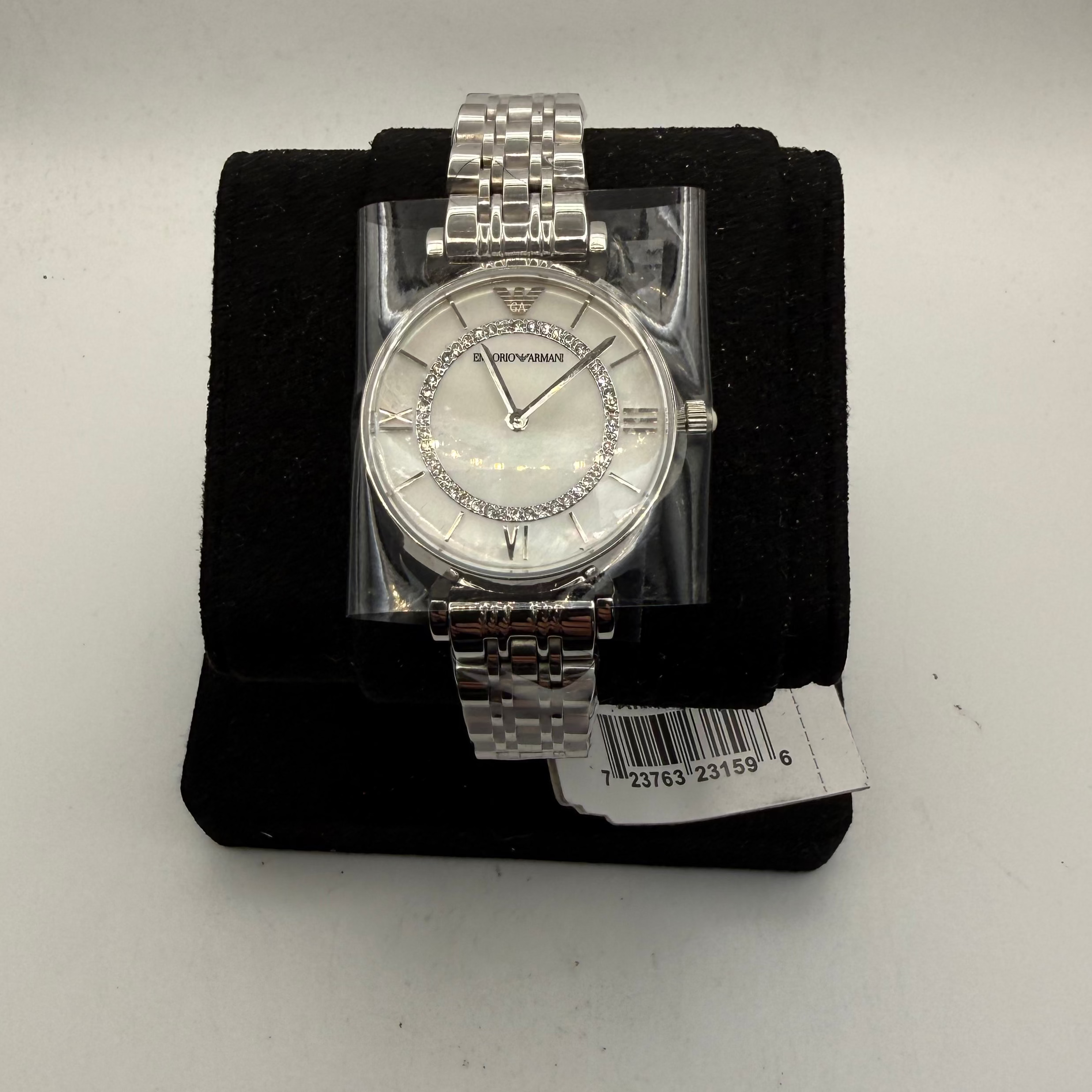 Emporio Armani AR1908 Ladies Mother Of Pearl Crystal Watch Boxed Full Set (New with tags) -£100.00