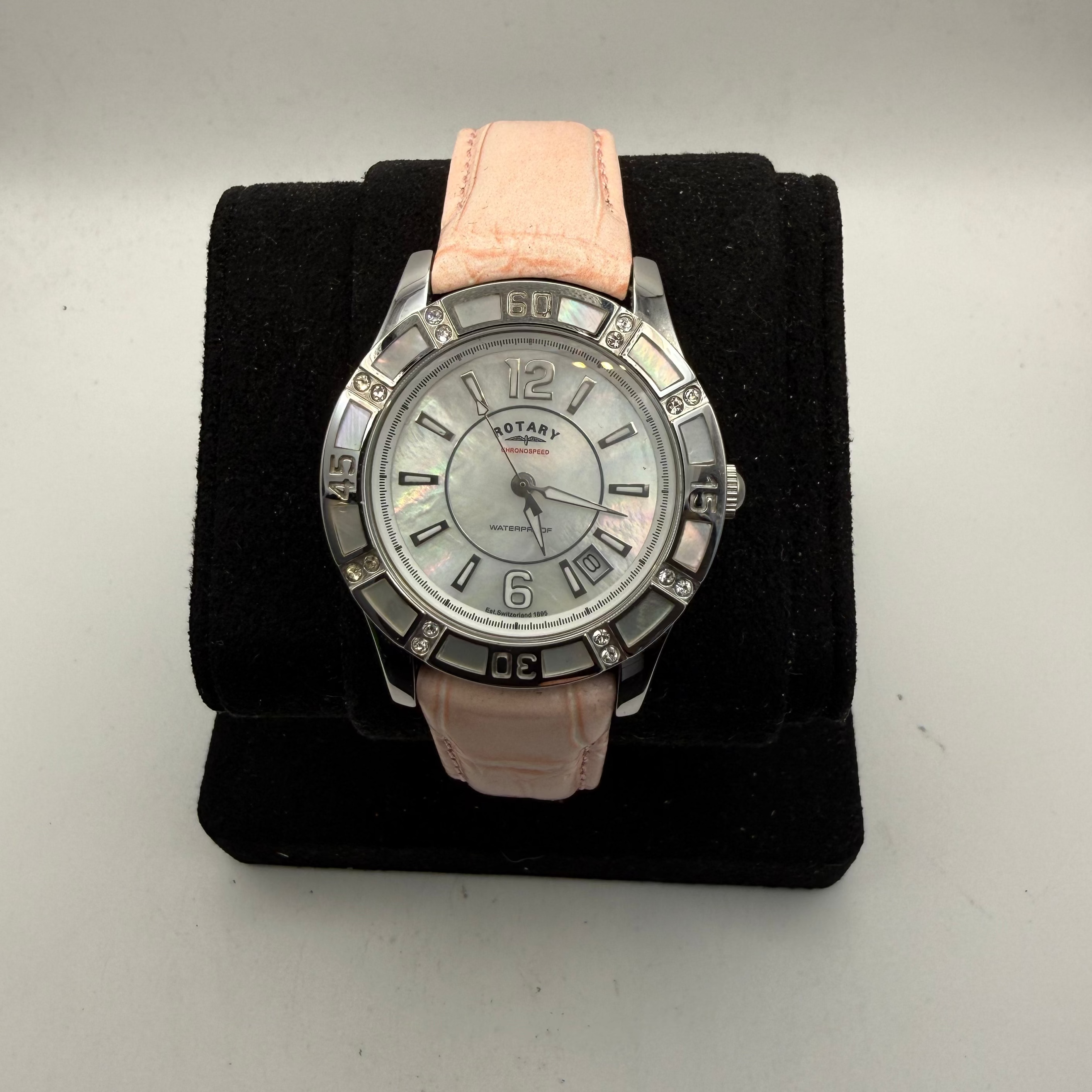 Rotary Chronospeed Ladies Mother of Pearl Watch- £45.00