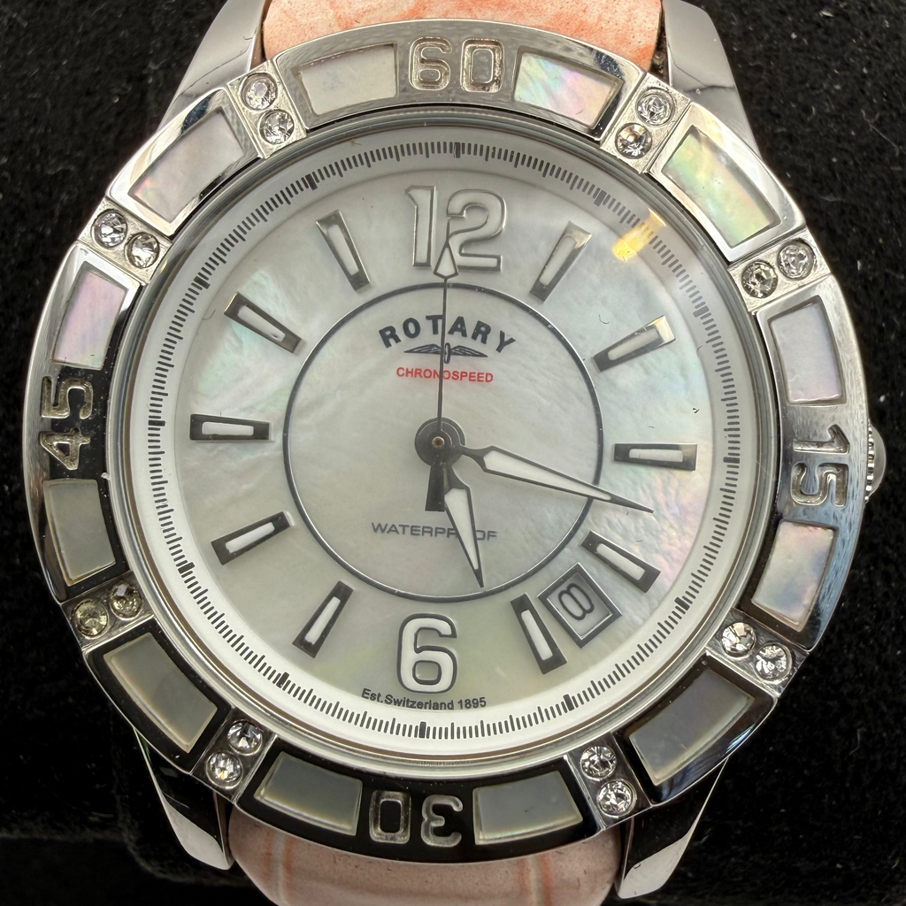 Rotary Chronospeed Ladies Mother of Pearl Watch- £45.00