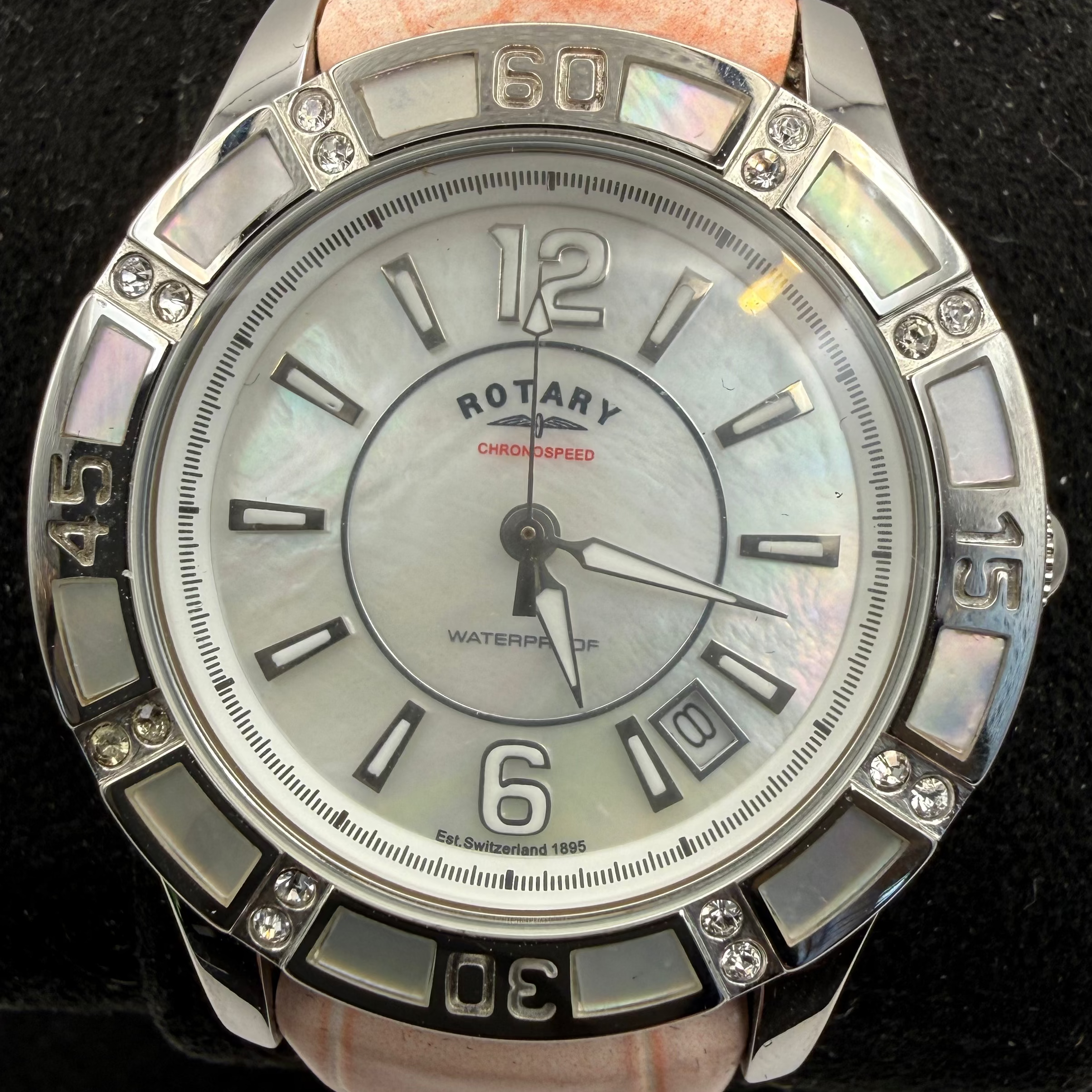 Rotary Chronospeed Ladies Mother of Pearl Watch- £45.00