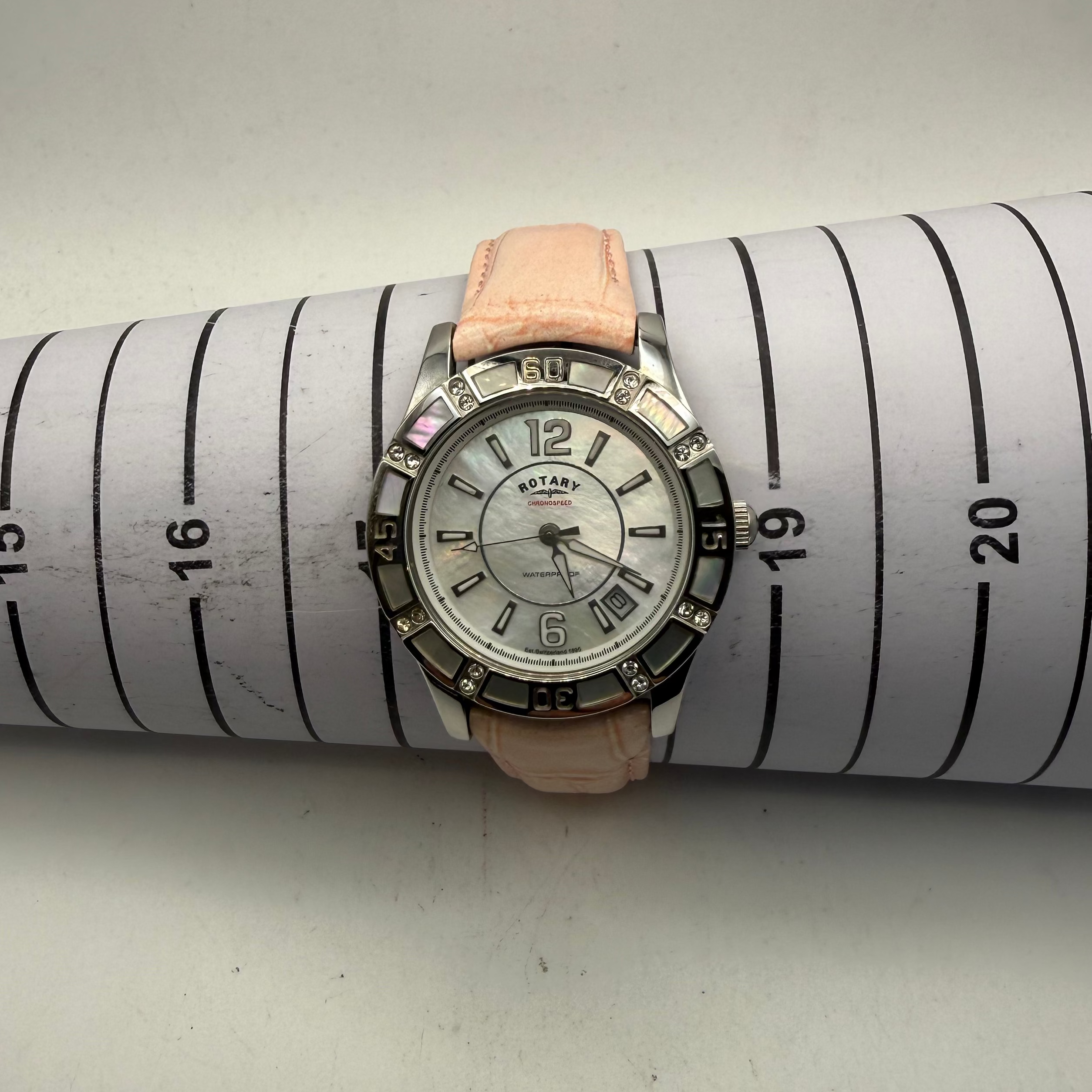 Rotary Chronospeed Ladies Mother of Pearl Watch- £45.00