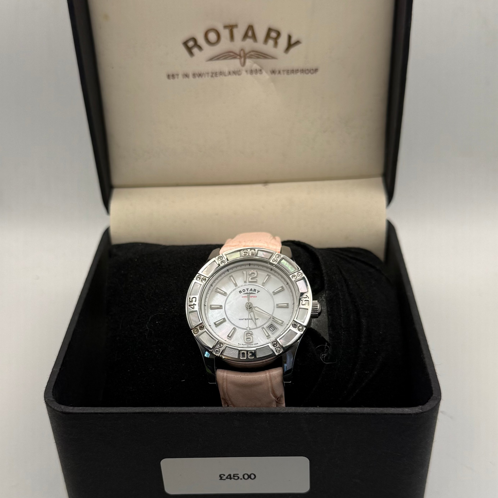 Rotary Chronospeed Ladies Mother of Pearl Watch- £45.00