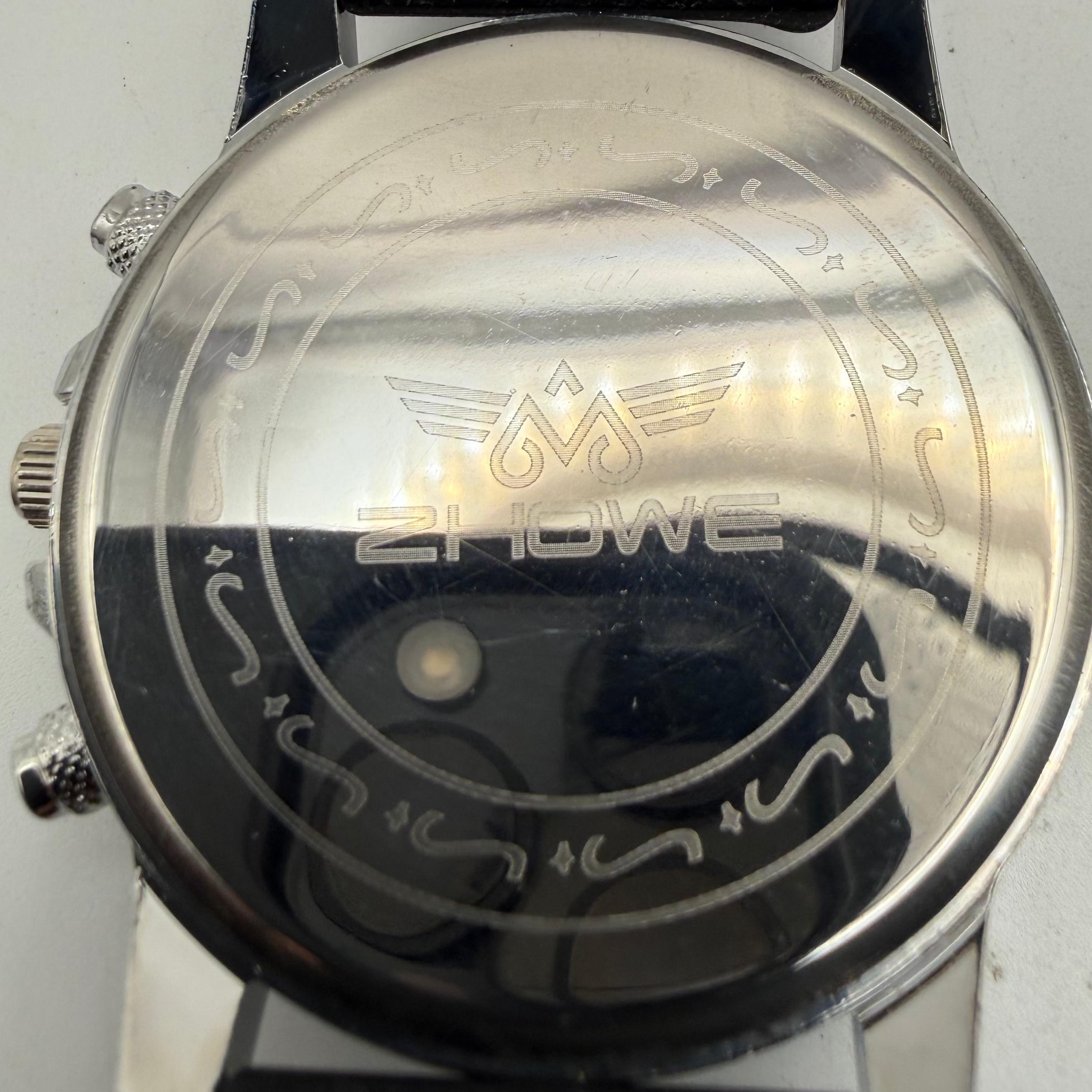 ZHOWE Men's Black Silicone Strap Sports Watch 49mm Boxed- £12.00