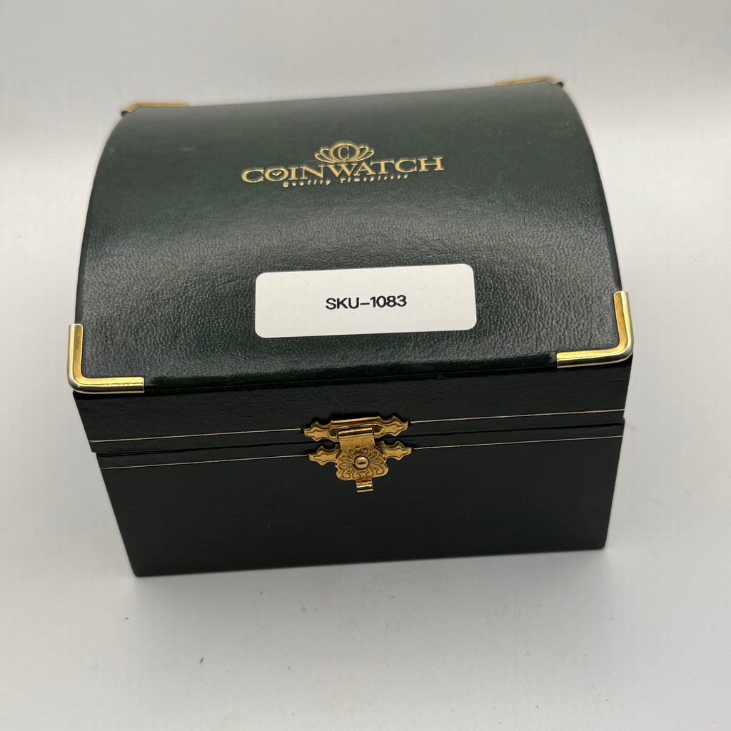 Coinwatch National Service Medalwatch Swiss Quartz Watch 36mm Full Set- £70.00