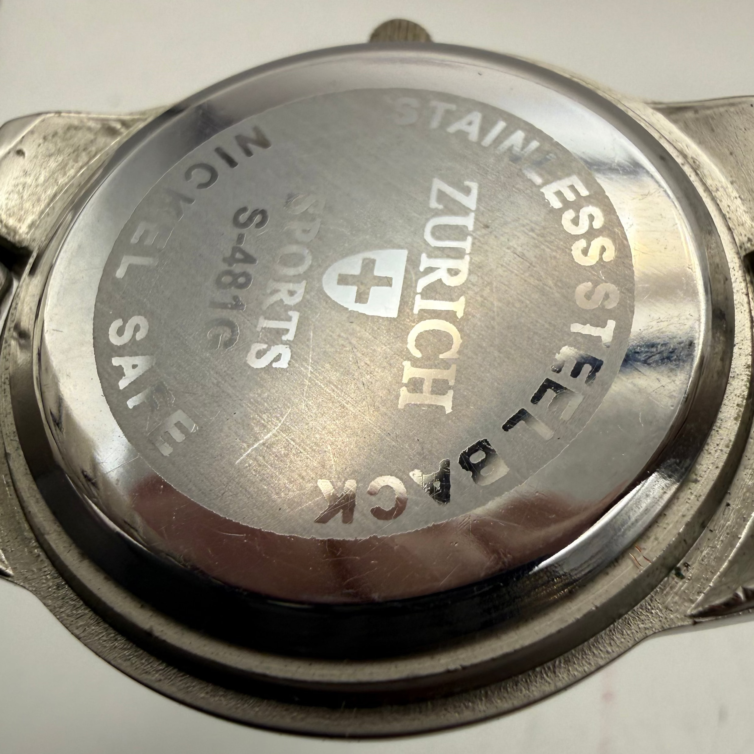 Zurich Sports Quartz Watch – Stainless Steel – Purple Dial – Boxed- £29.95