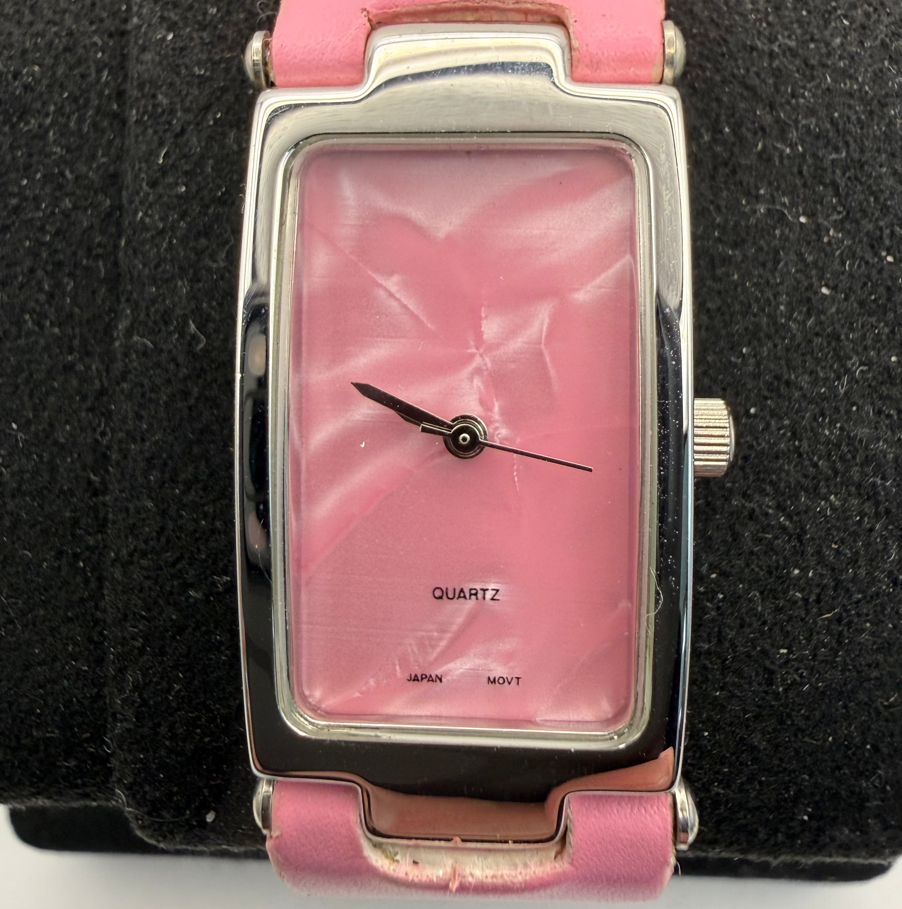 Spirit SPD-038L Ladies Pink Quartz Watch Rectangular Dial (Fully Tested and Working)- £15.00