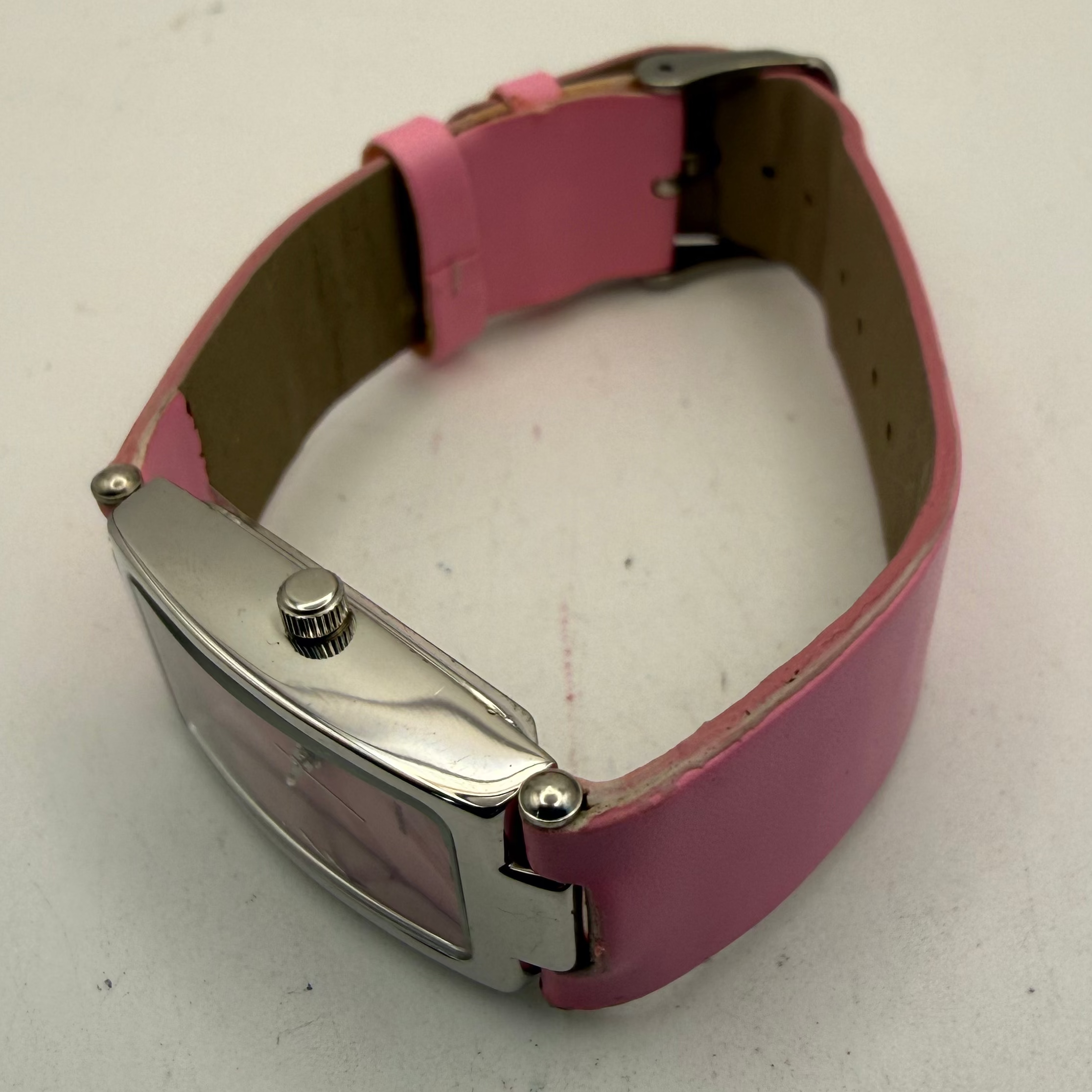Spirit SPD-038L Ladies Pink Quartz Watch Rectangular Dial (Fully Tested and Working)- £15.00
