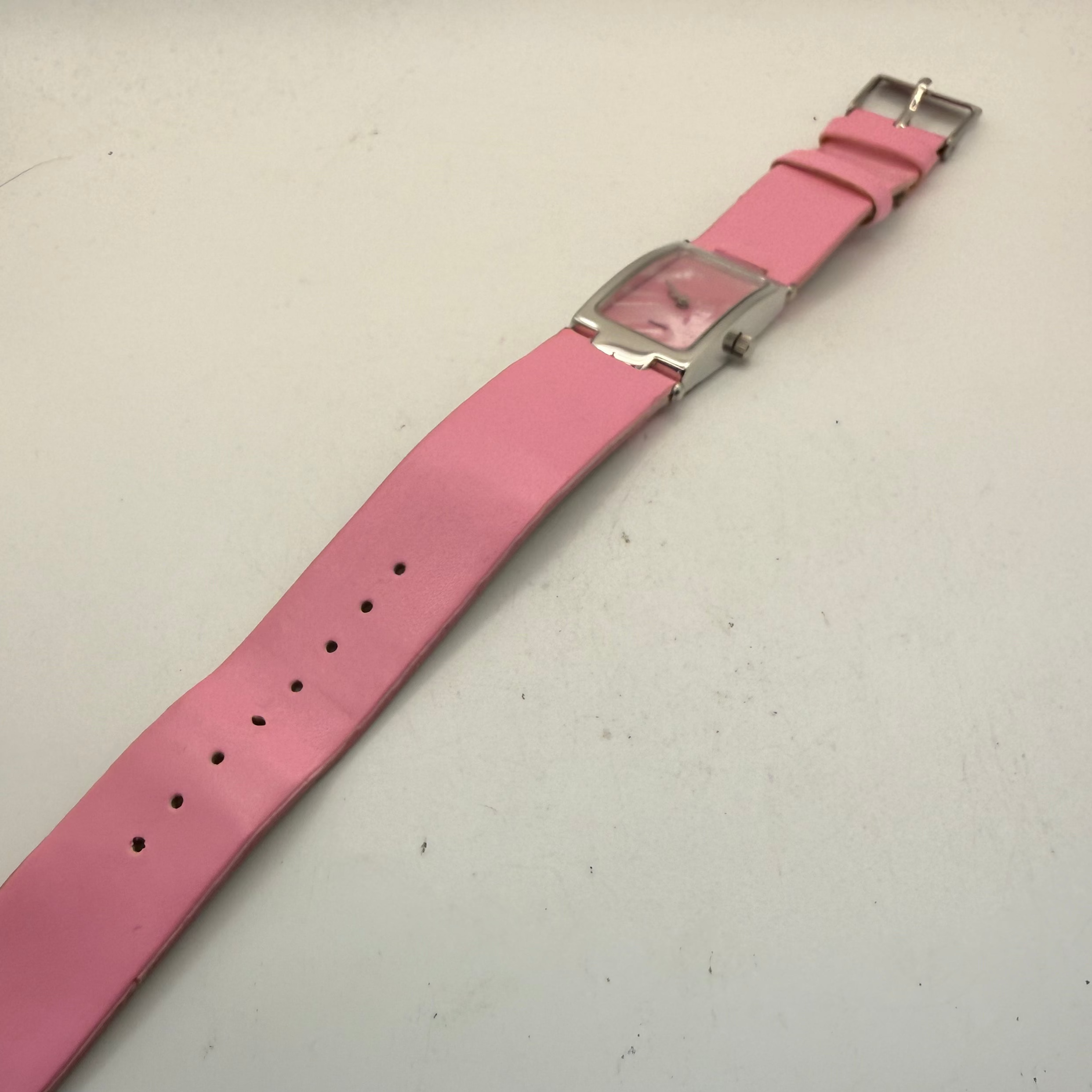 Spirit SPD-038L Ladies Pink Quartz Watch Rectangular Dial (Fully Tested and Working)- £15.00