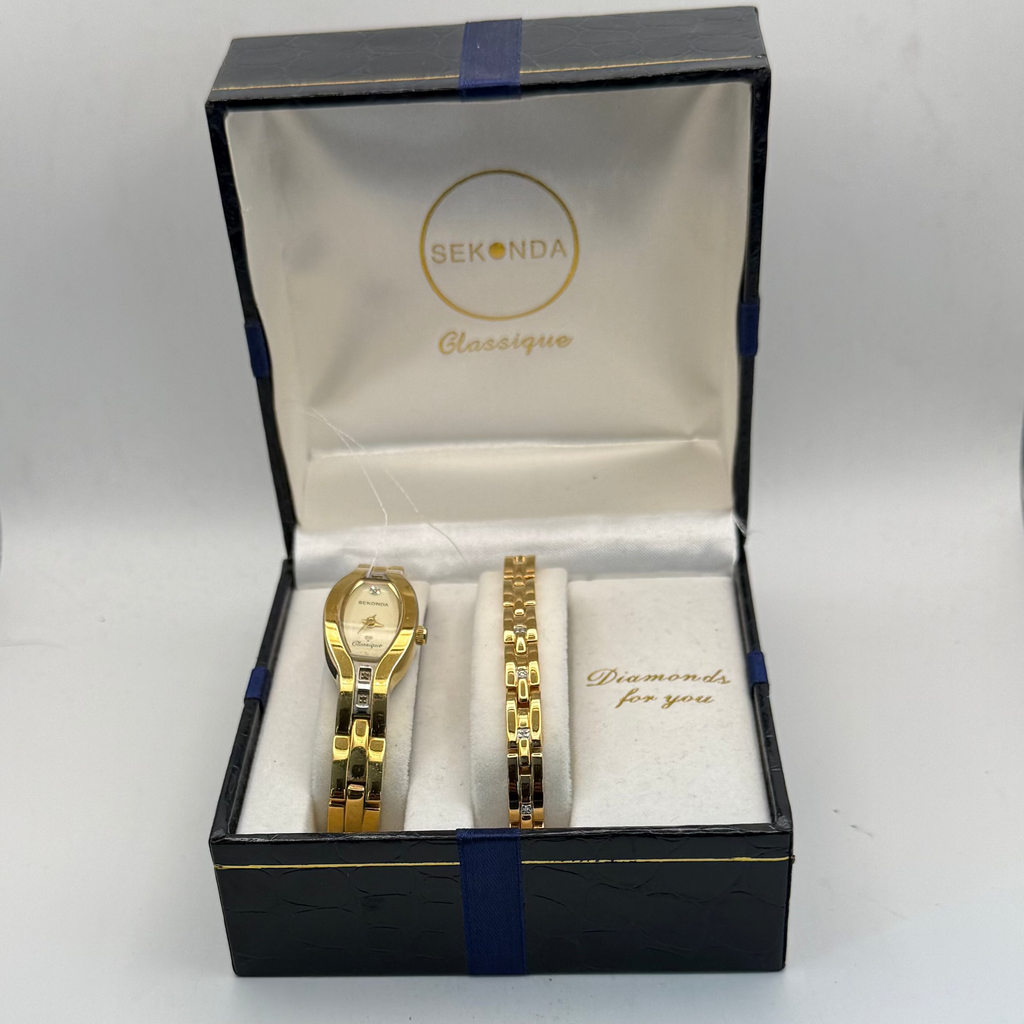 Sekonda Classique Ladies Watch & Bracelet Gift Set (Fully Tested and Working)- £30.00