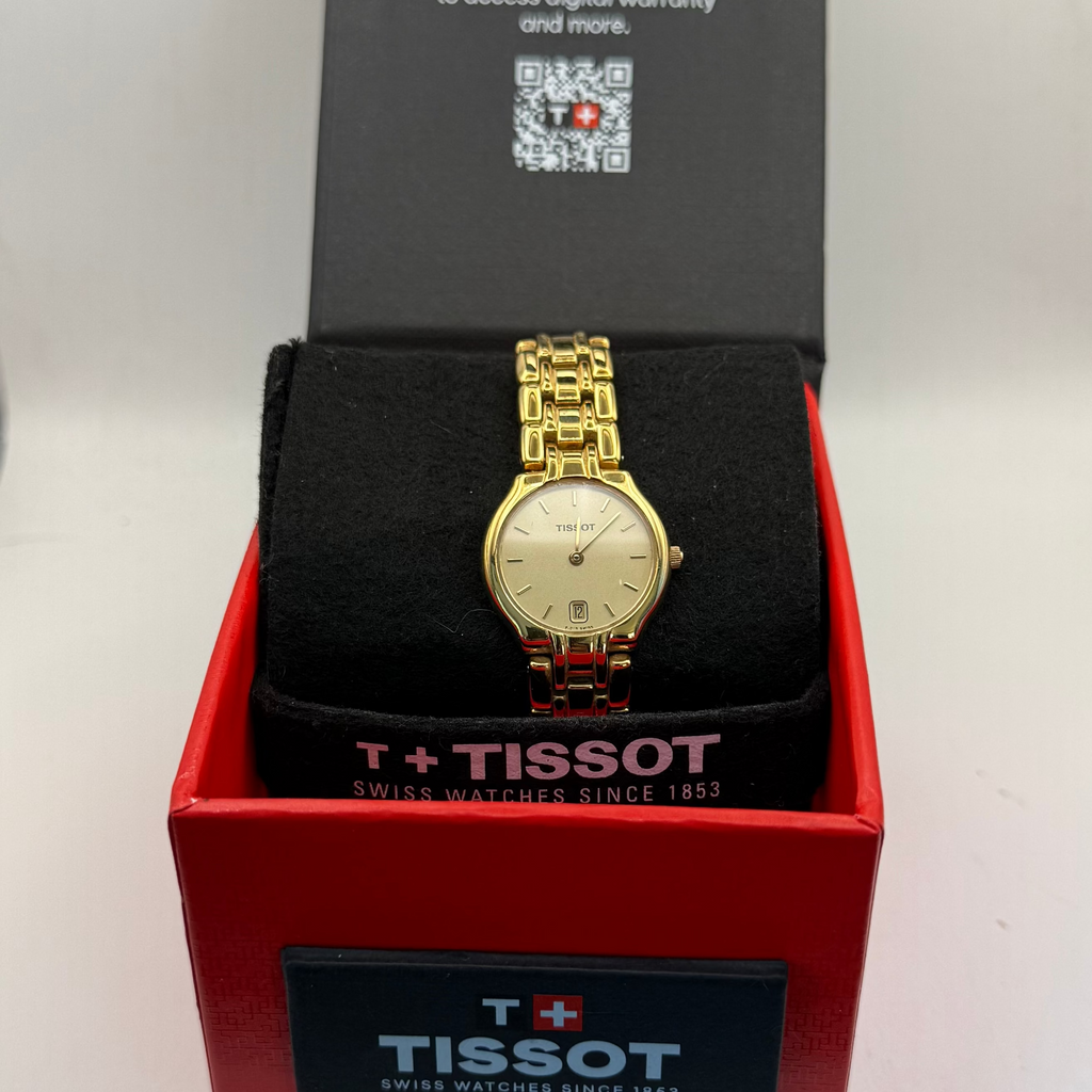 Tissot F218 Swiss Ladies Gold Tone Dress Watch – Elegant Classic Styling- £170.00