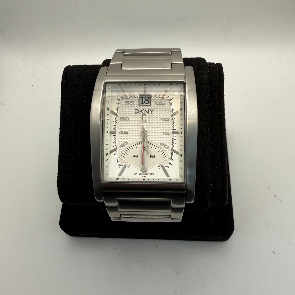 DKNY Men's Stainless Steel Watch Date Display 50M WR (Fully Tested and Working)- £60.00