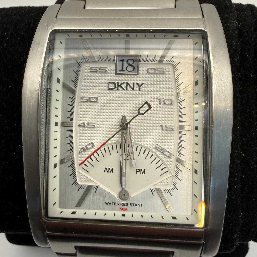 DKNY Men's Stainless Steel Watch Date Display 50M WR (Fully Tested and Working)- £60.00