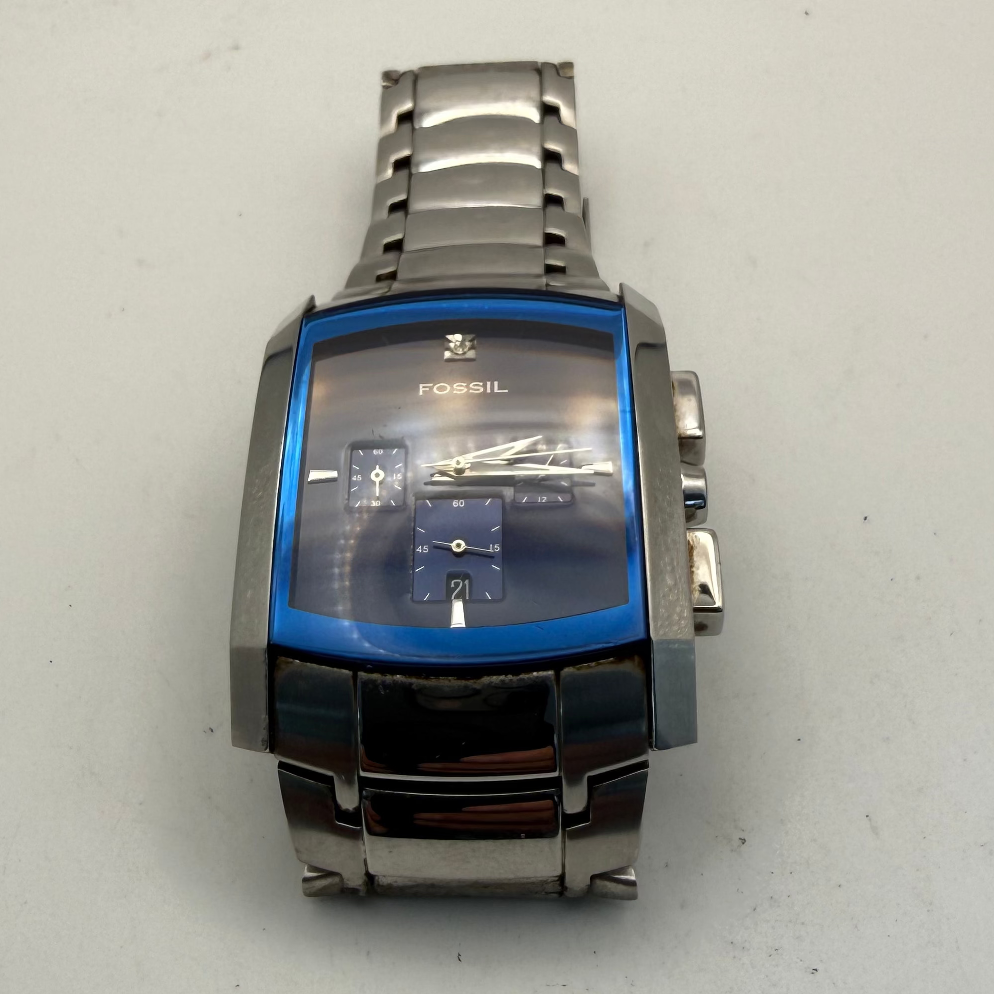 Fossil Arkitekt Chronograph Blue Dial Men's Watch FS4243 (Fully Tested and Working)- £80.00