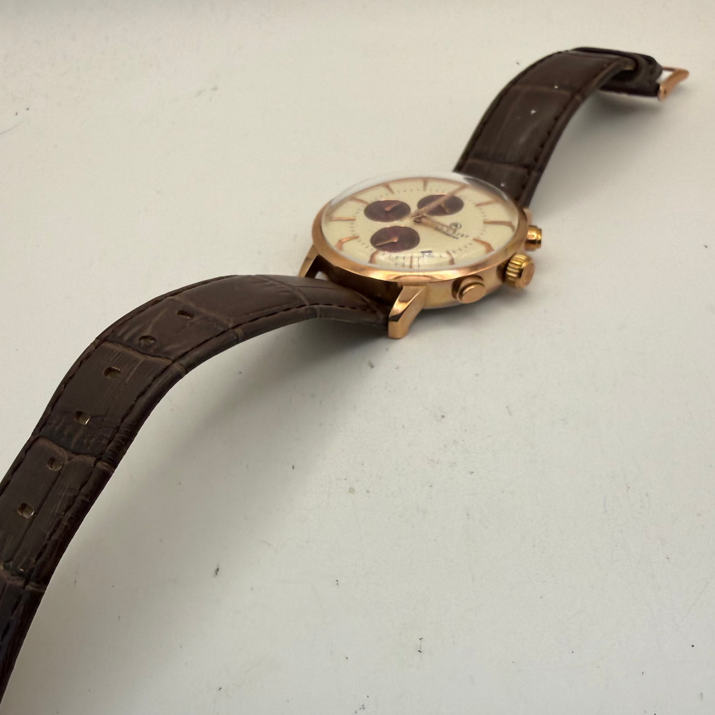 Accurist London Chronograph Rose Gold Men's Watch (Fully Tested and Working)- £70.00