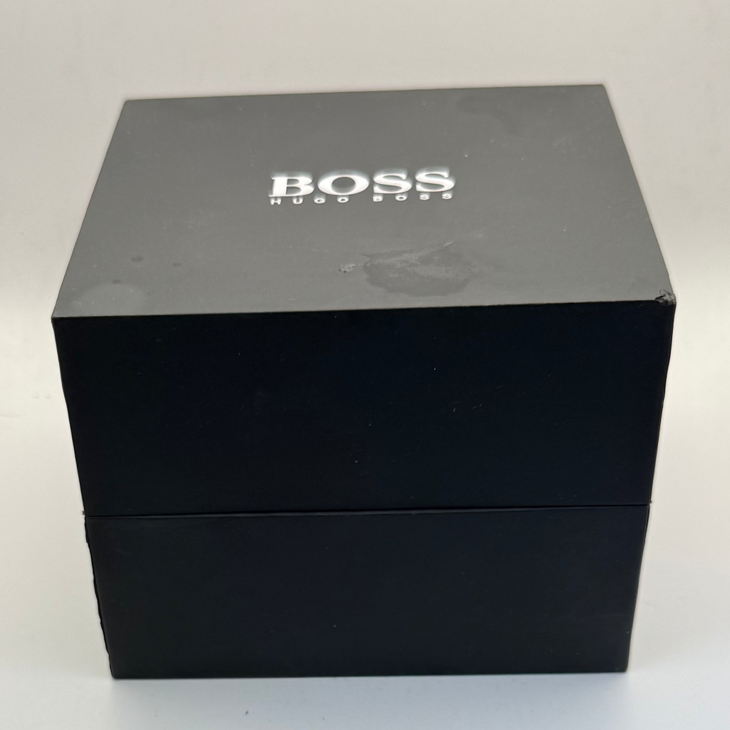 Hugo Boss HB.214.1.34.2607 Black Silicone Strap Watch 48mm (Fully Tested and Working)- £55.00