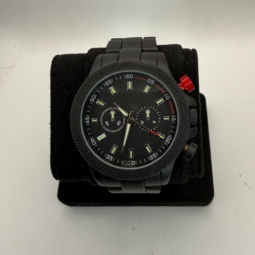 Avon Black Stainless Steel Chronograph Style Watch-20.00